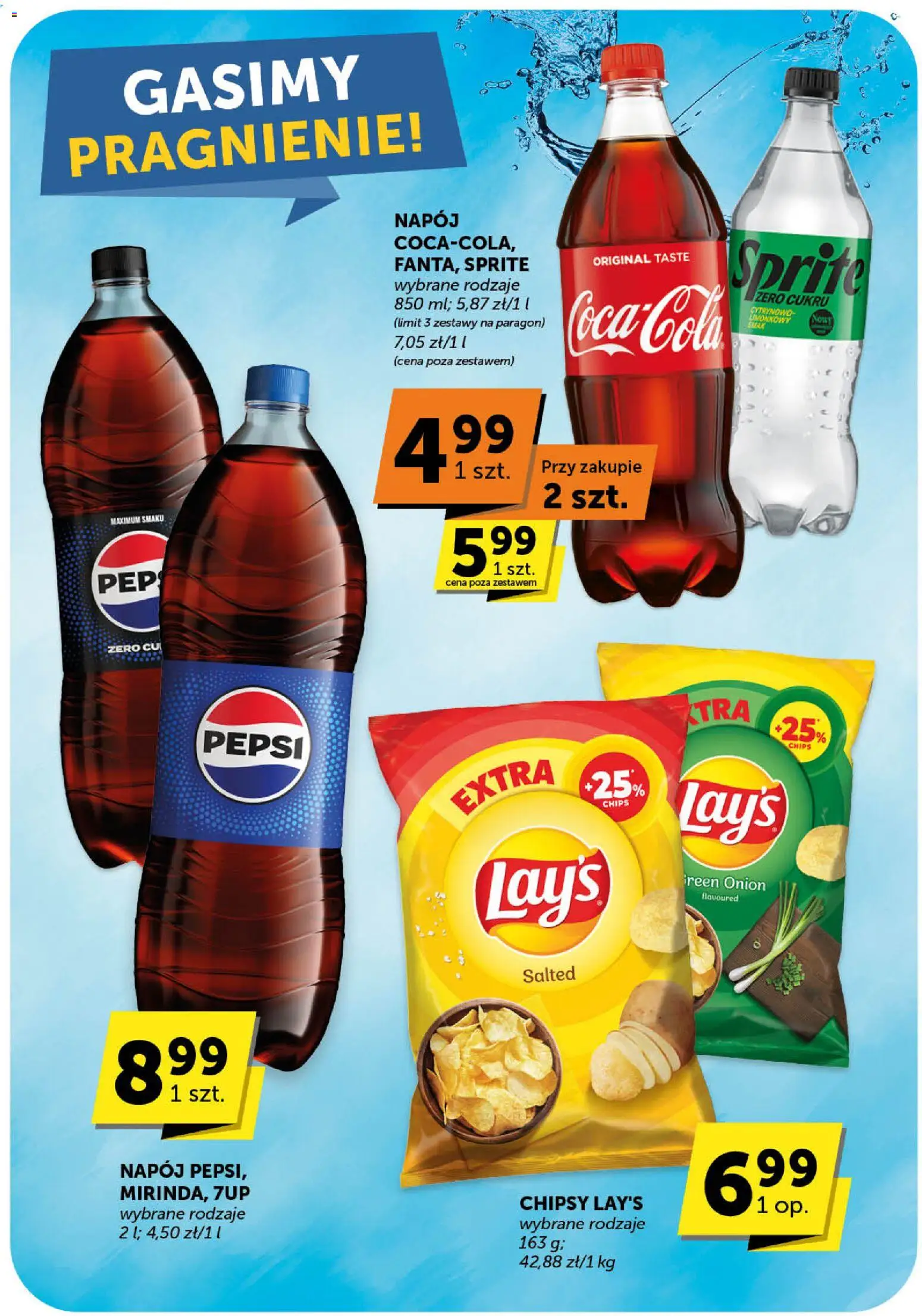 Euro Sklep Gazetka - Minimarket od 13.11.2025 | Strona: 21 | Produkty: Chipsy, Pepsi, Sprite