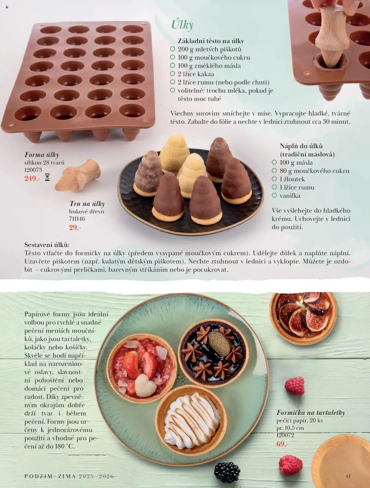 Orion katalog - Podzim/zima od 23.09.2025 | Strana: 41 | Produkty: Fólie, Forma, Formička, Těsto