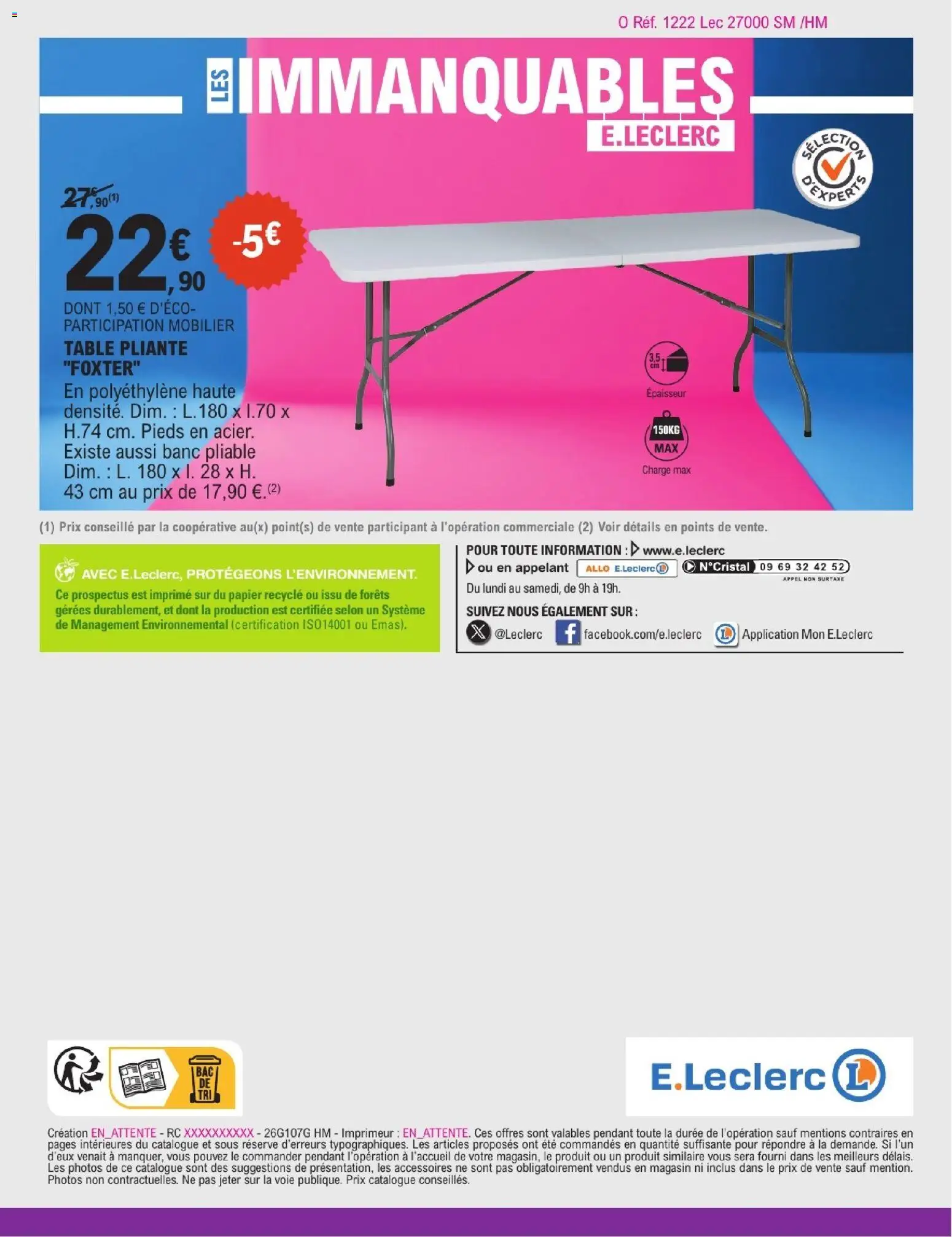 {H1} | Page: 63 | Produits: Table, Table pliante