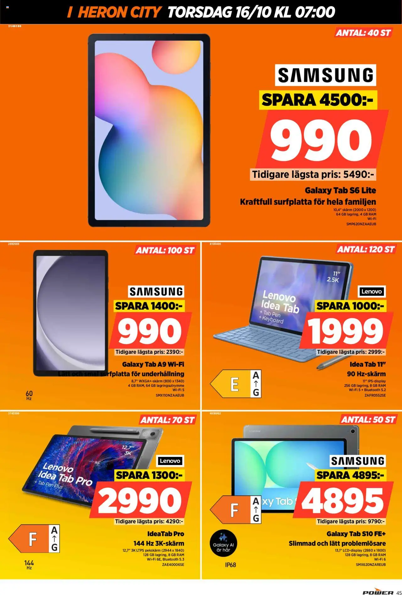 Power reklamblad aktuell från 16.10.2025 | Sida: 45 | Produkter: Wifi