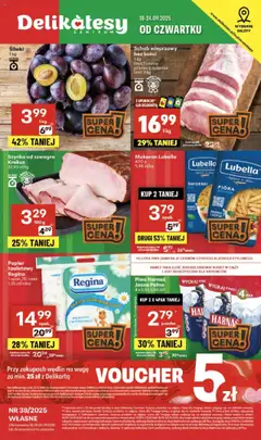 Pogląd oferty "Delikatesy Centrum Gazetka - Sklepy Własne" - ważna od 18.09.2025