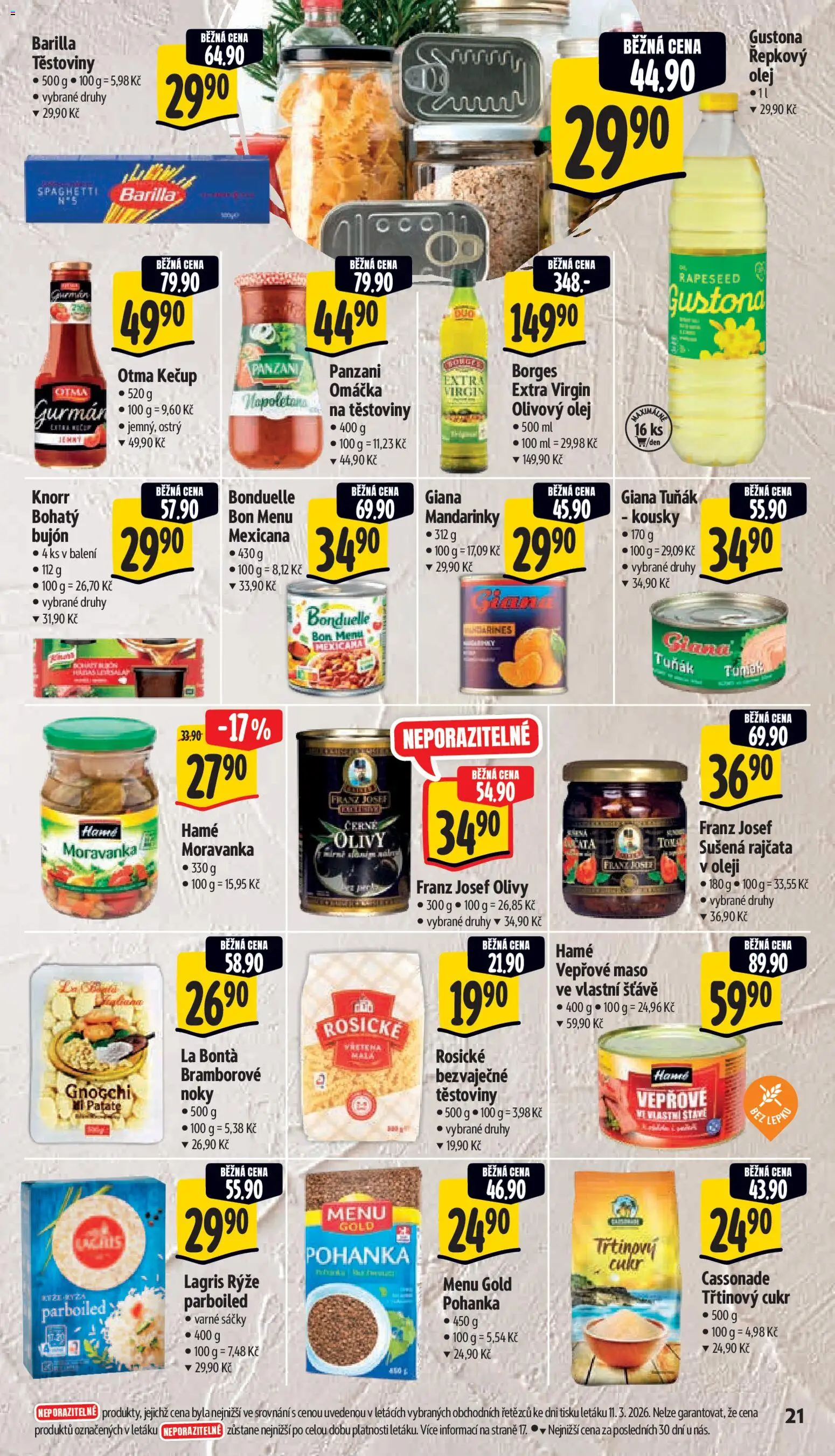 Albert leták - Supermarket od 18.03.2026 | Strana: 29 | Produkty: Rajčata, Pohanka, Maso, Sušená rajčata