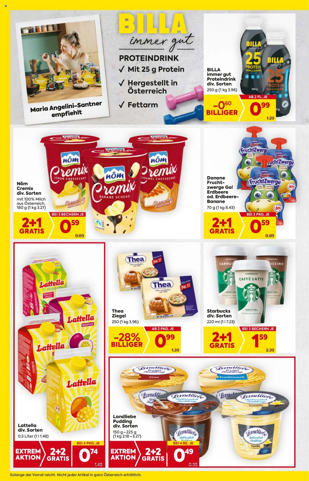 Billa AT akciós ujság - amely érvényes a következő dátumtól: 24.07.2025 | Oldal: 8 | Termékek: Protein, Mangó