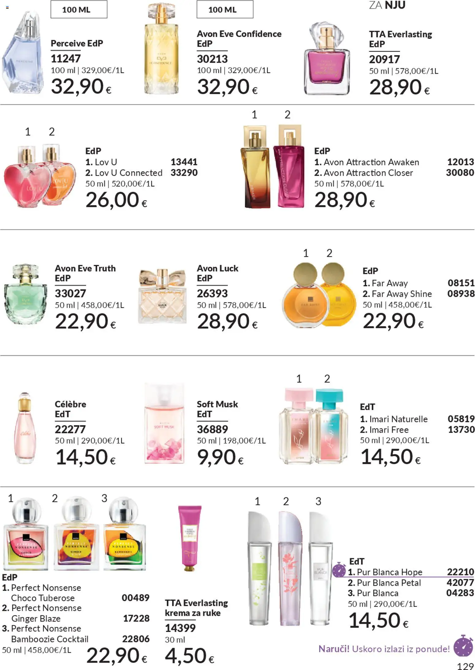 Avon katalog | vrijedi od 01.12.2025 | Stranica: 133 | Proizvodi: Krema za ruke, Krema
