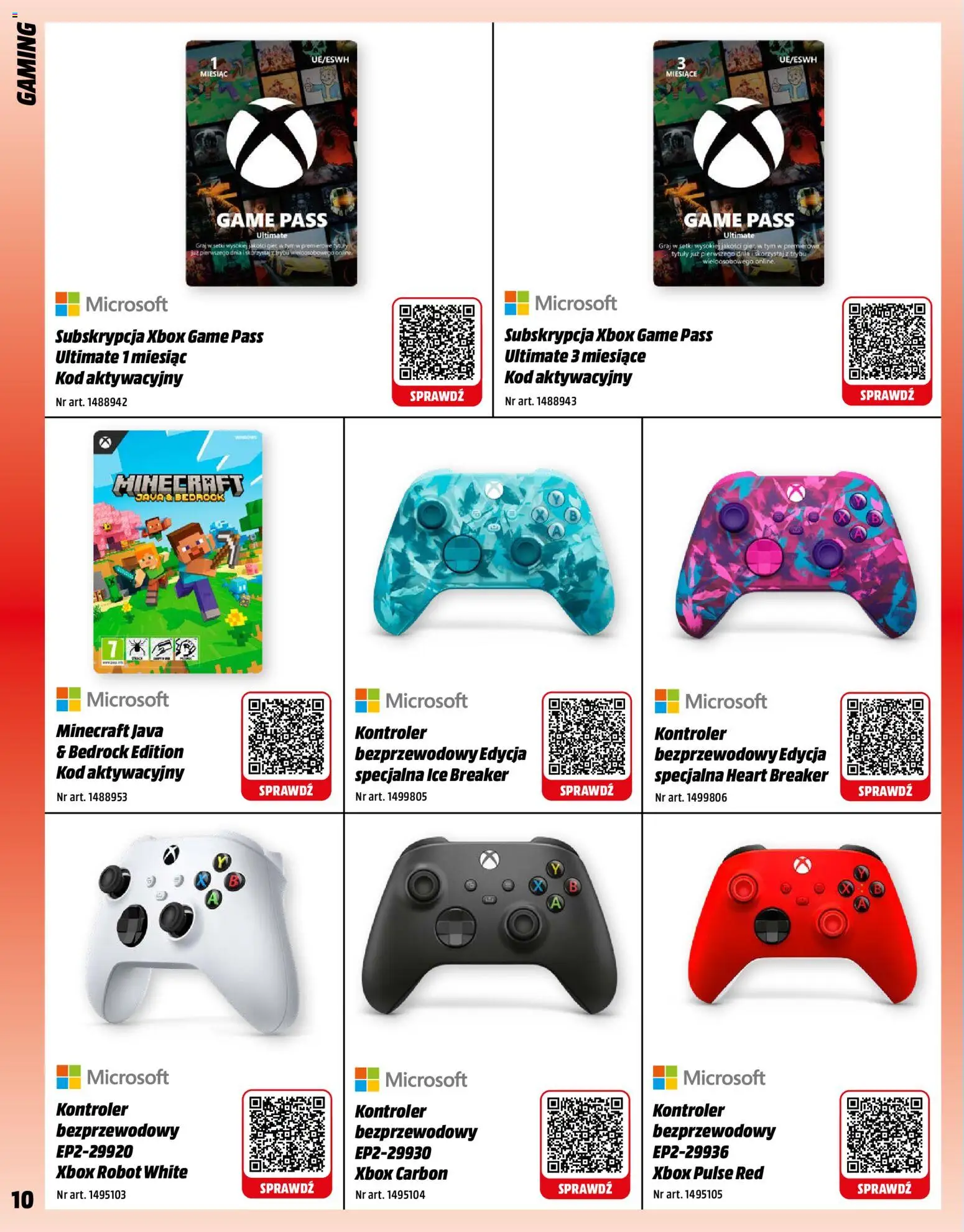 Media Markt promocje od 01.03.2026 | Strona: 10 | Produkty: Xbox, Robot, Kontroler