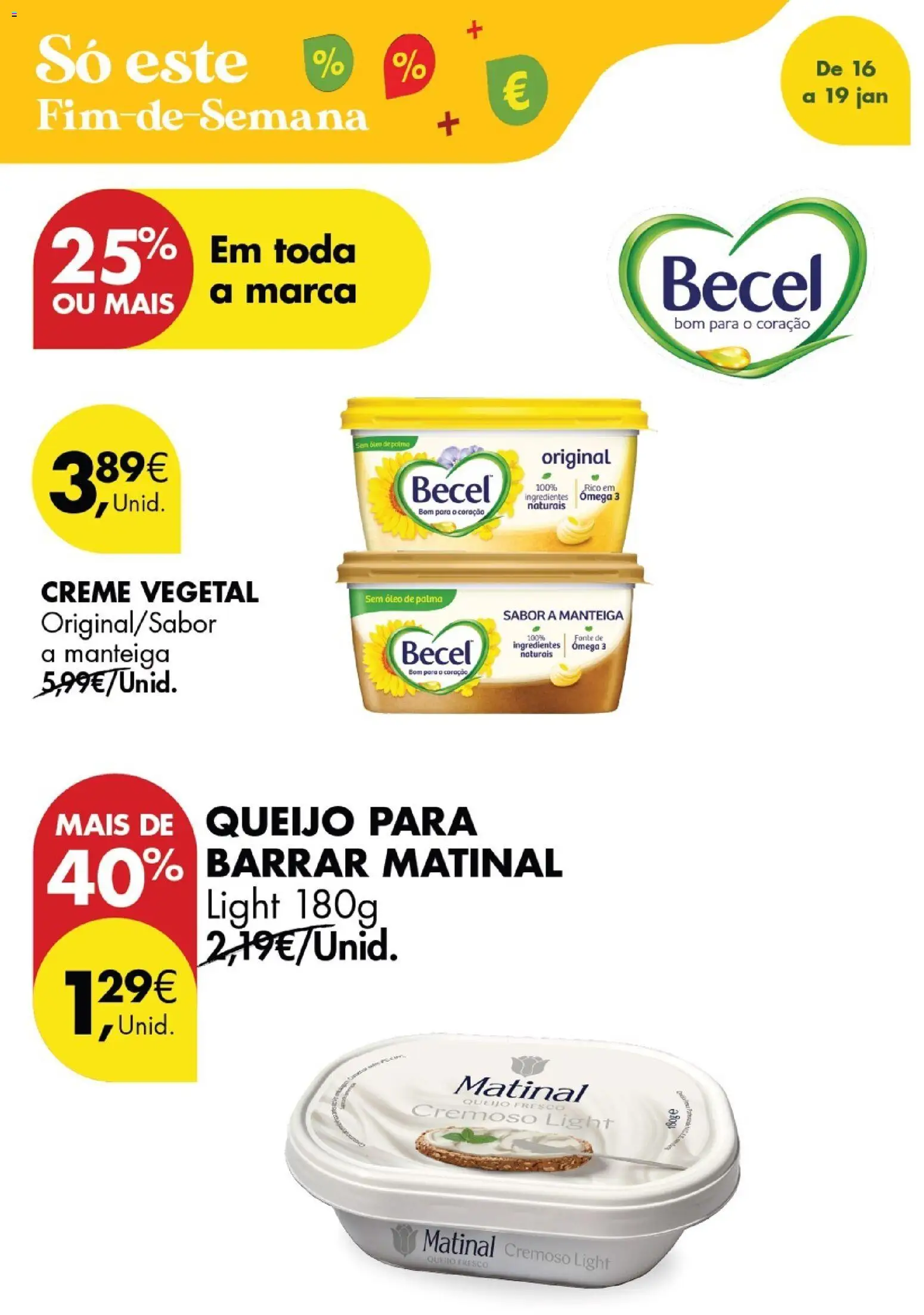 Pingo Doce Poupe este Fim de Semana │ válido de 16.01.2026 | Página: 10 | Produtos: Manteiga, Queijo, Óleo, Creme