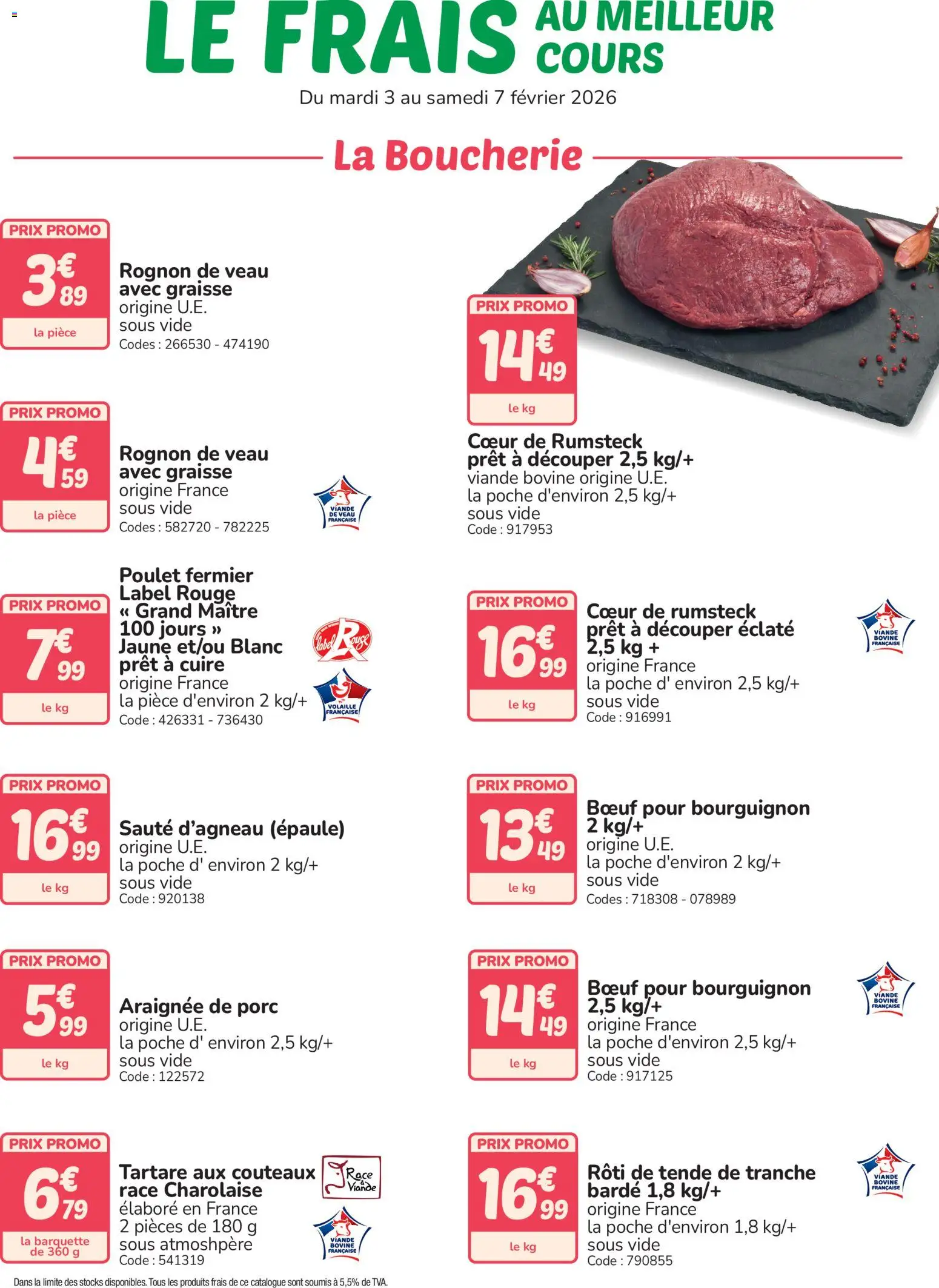 {H1} | Page: 1 | Produits: Volaille, Viande, Rumsteck, Viande bovine