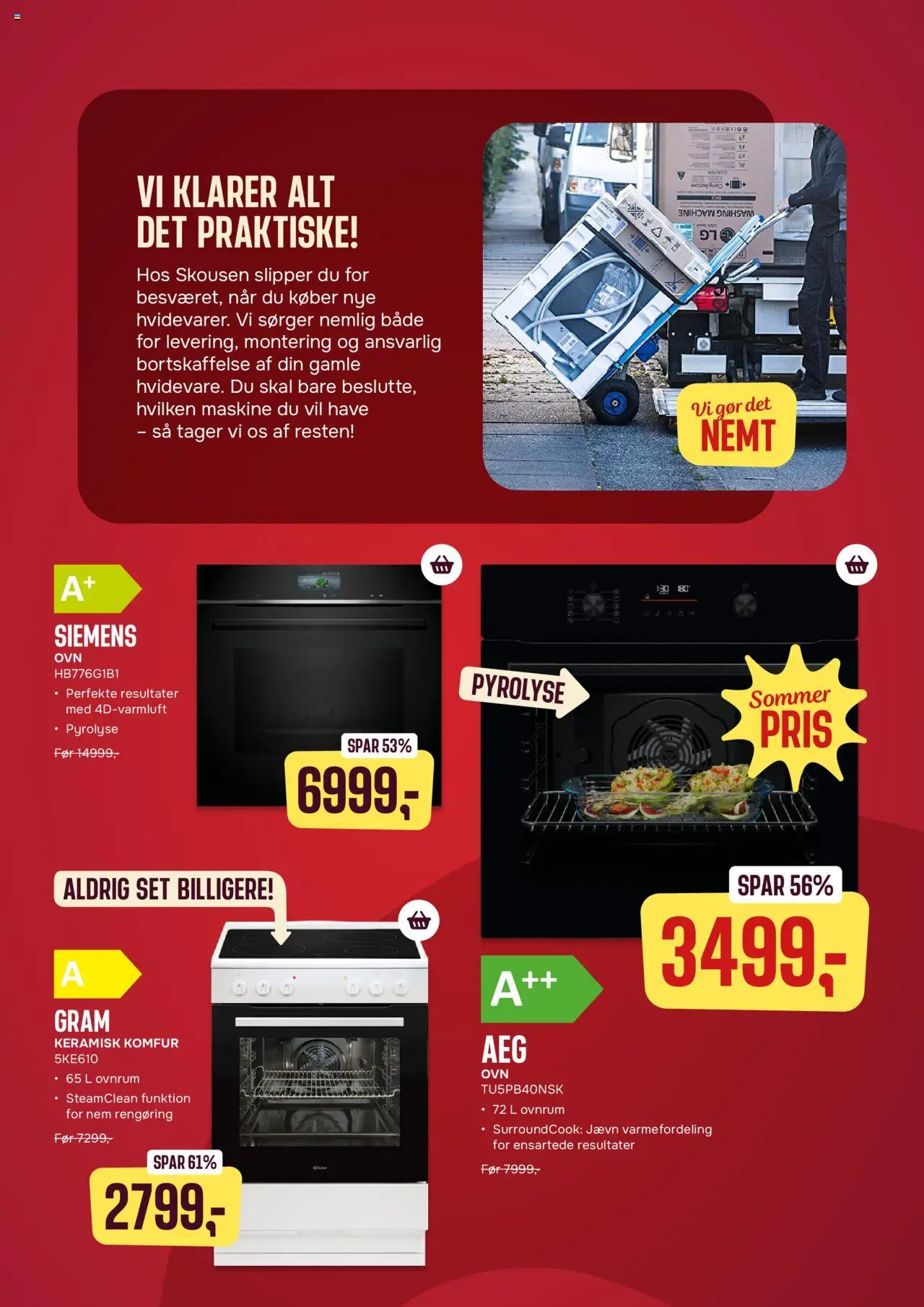 Skousen Tilbudsavis gyldig fra 30.06.2025 | Side: 5 | Produkter: Komfur