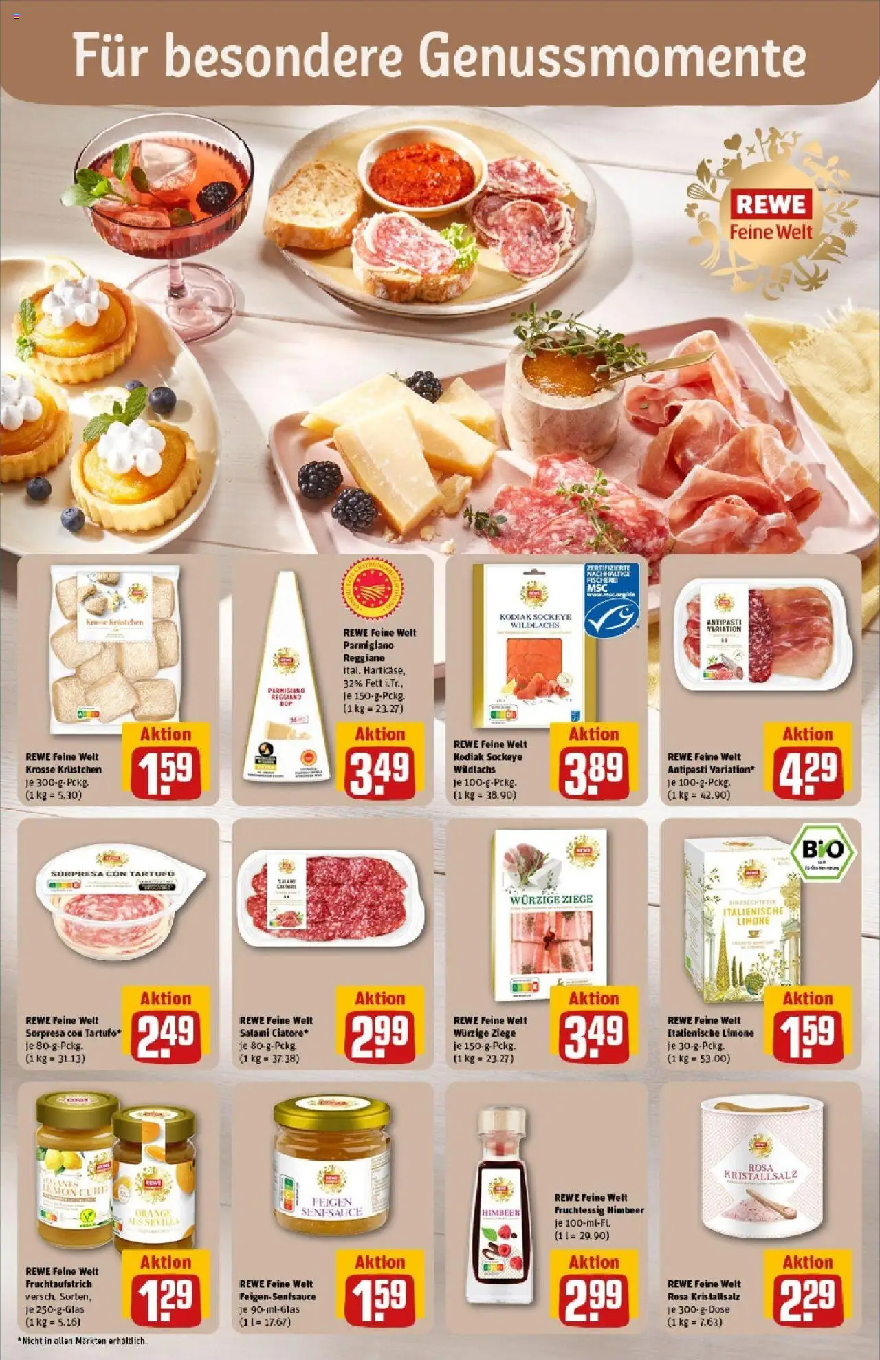 Rewe prospekt Duisburg / Duissern	 - gültig ab dem 01.06.2025 | Seite: 21 | Produkte: Salami