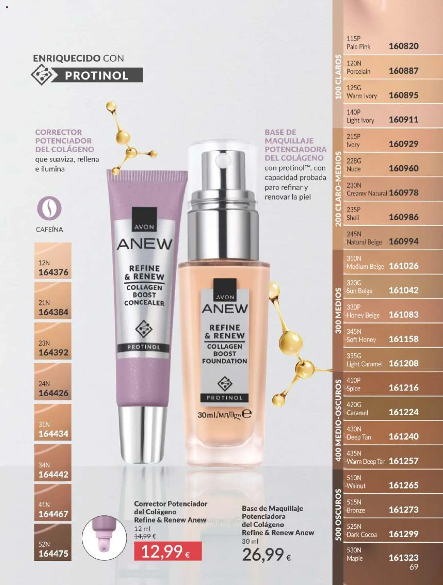 Catálogo AVON campaña 4 │ válido desde el 01.04.2026 | Página: 69 | Productos: Maquillaje, Corrector, Base de maquillaje