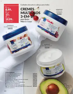 Pré-visualização Catálogo Avon Campanha 2 válido de 01.02.2026 | Página: 206 | Produtos: Leite, Manteiga, Abacate, Creme