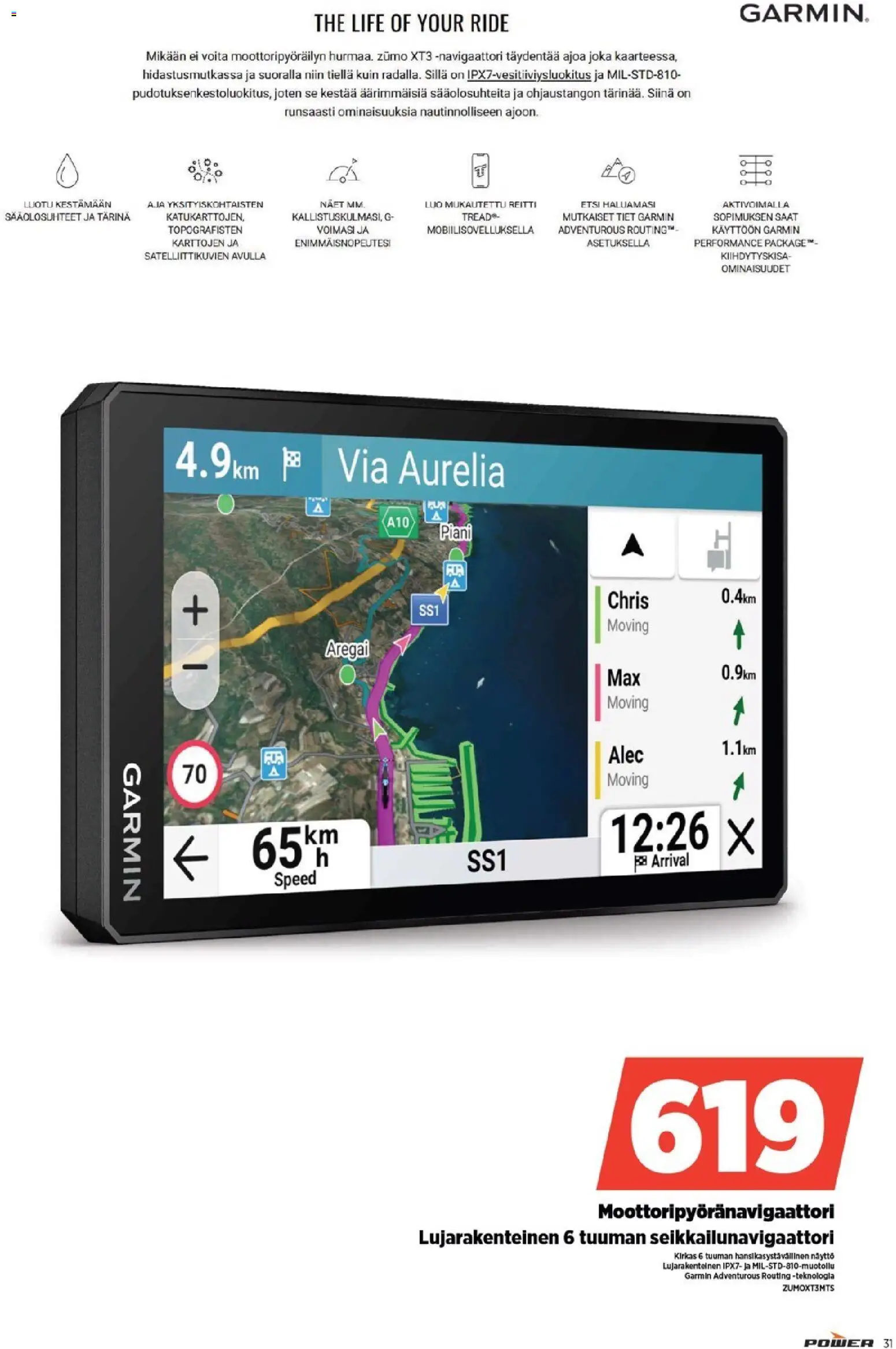 Power tarjoukset – voimassa 09.03.2026 alkaen | Sivu: 31 | Tuotteet: Navigaattori, Näyttö