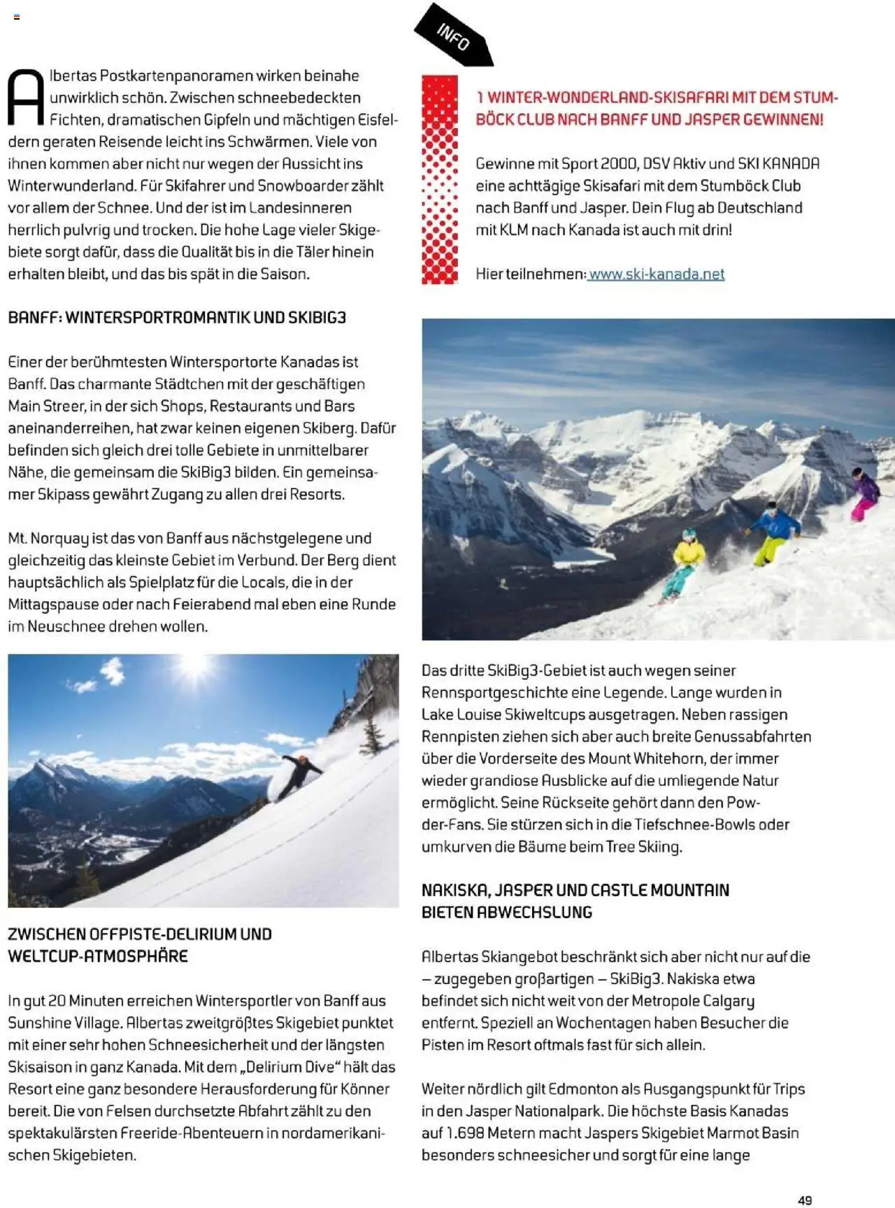 Sport2000 Prospekt Home of Schnee erleben – gültig ab 23.09.2025 | Seite: 49 | Produkte: Ski