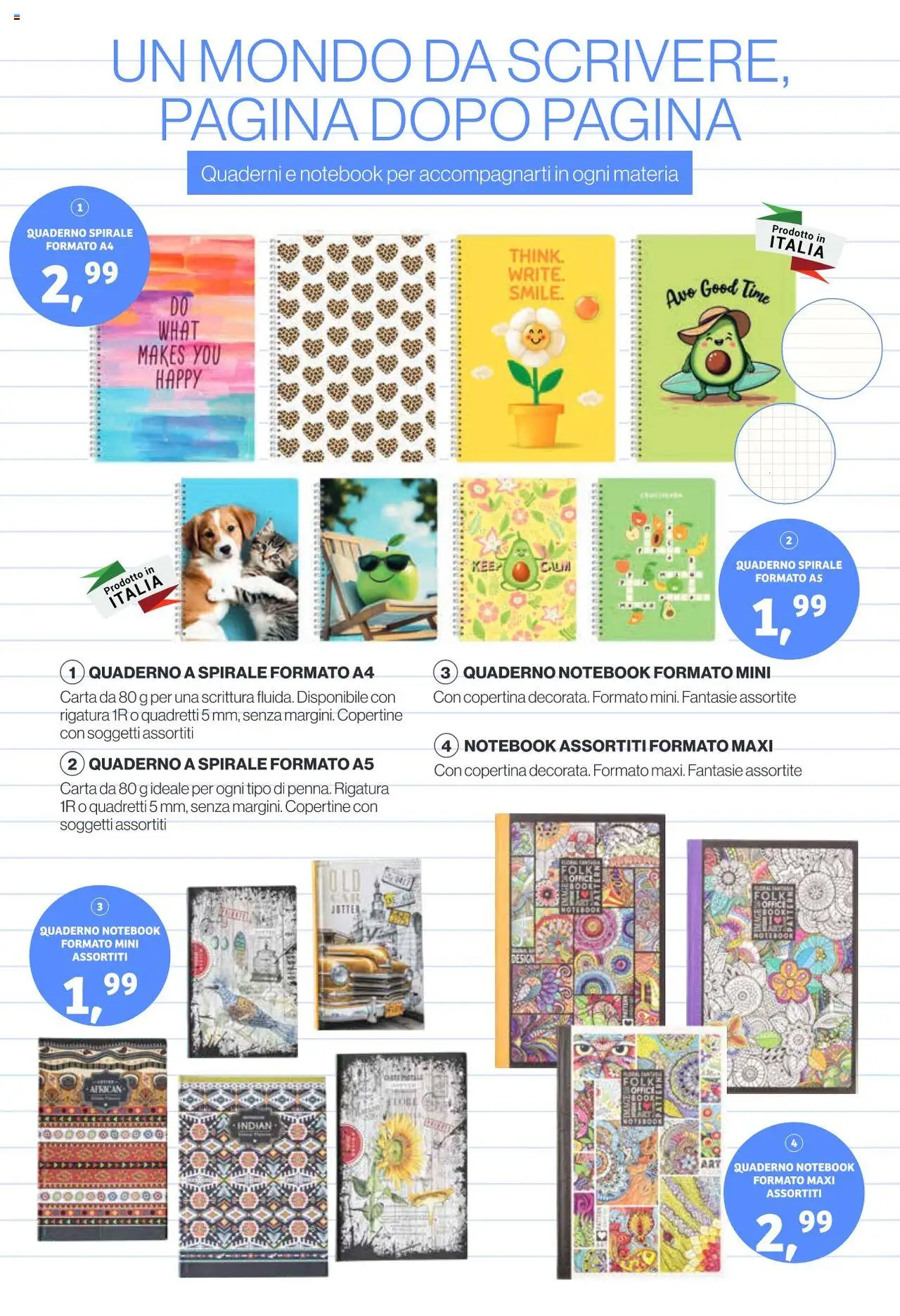 Volantino IN's del 25.08.2025 | Pagina: 6 | Prodotti: Notebook, Quaderno