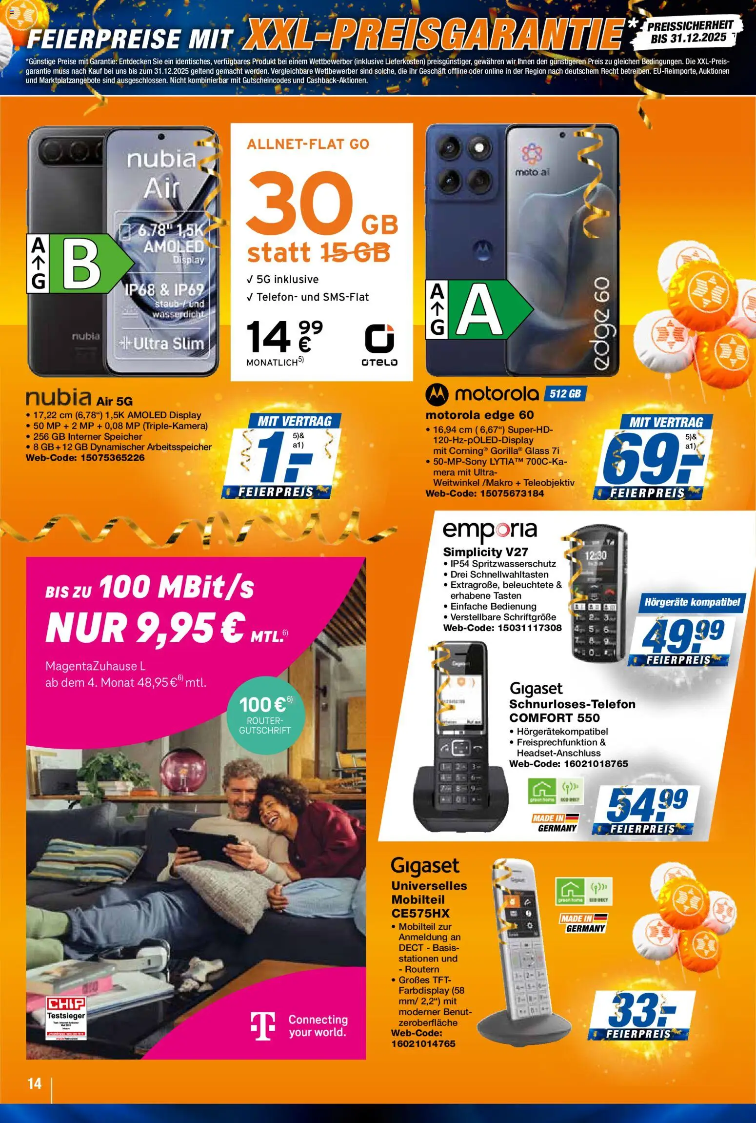 Expert  Aktuelle Beilage – gültig ab 24.10.2025 | Seite: 14 | Produkte: Telefon