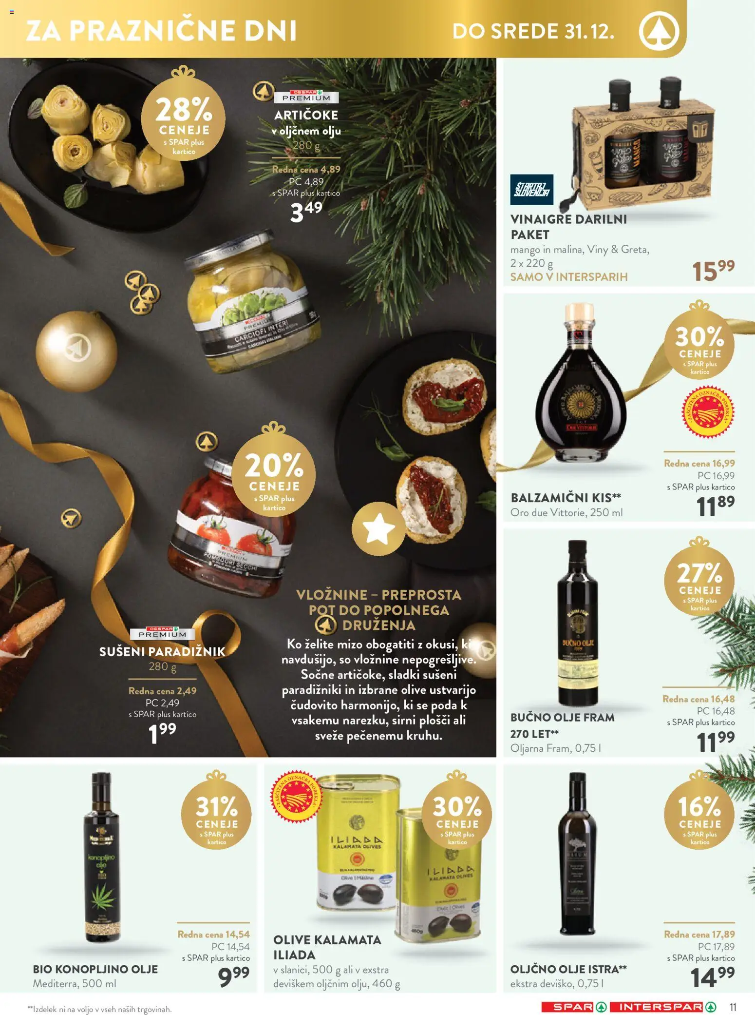 Novi Spar katalog ponudbe – veljaven od 03.12.2025 | Stran: 11