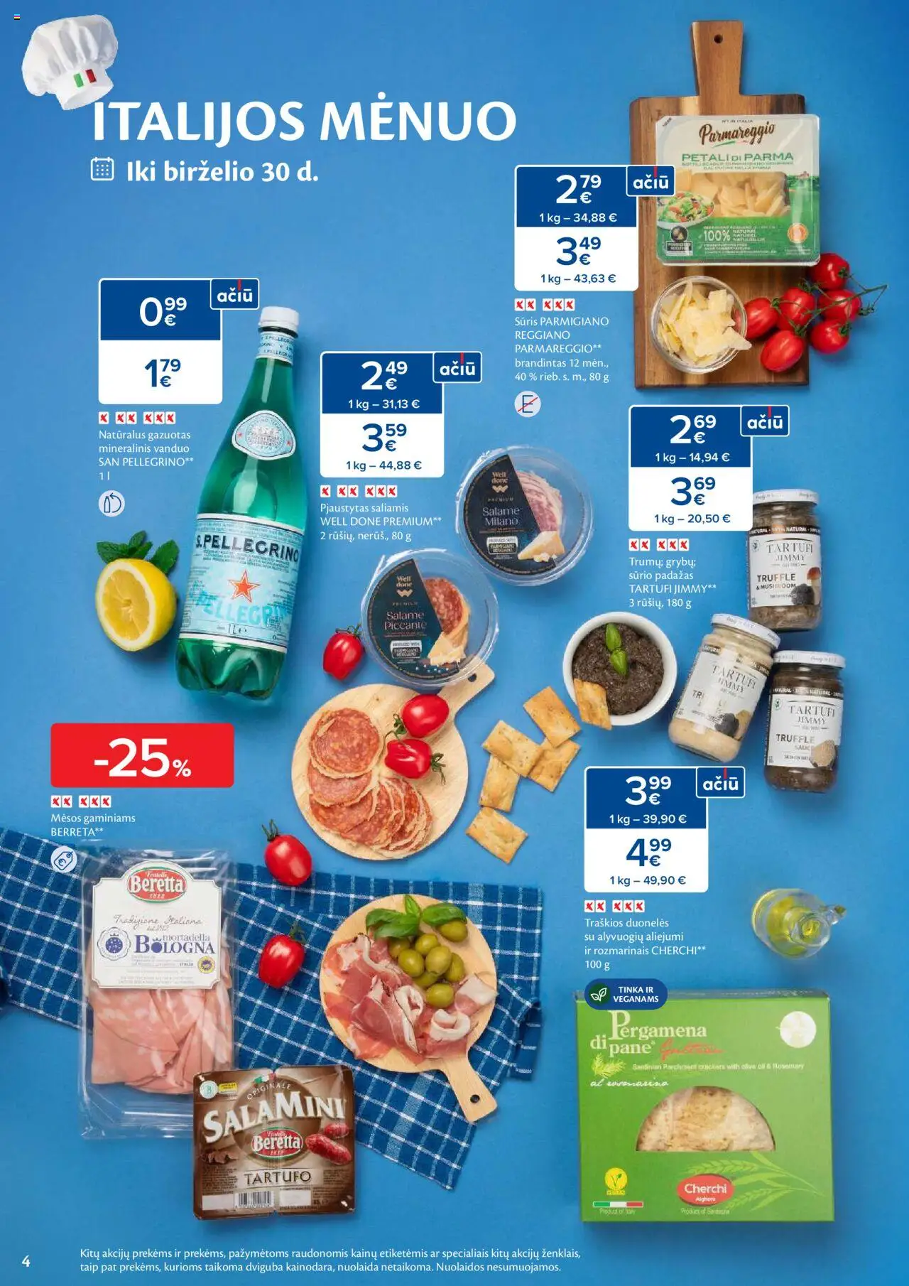 MAXIMA leidinys│galioja nuo 17.06.2025 | Puslapis: 4 | Prekių: Sūris, Saliamis, Padažas, Mineralinis vanduo