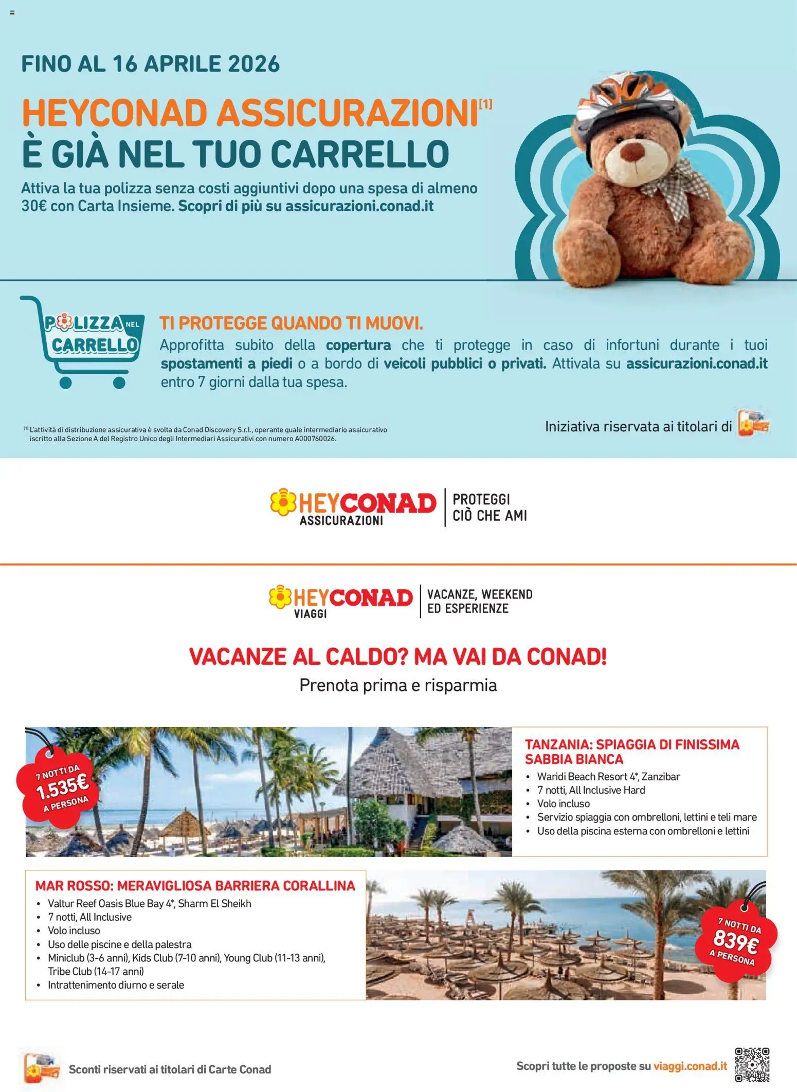 Volantino Conad del 26.02.2026 | Pagina: 3 | Prodotti: Piscina, Carrello