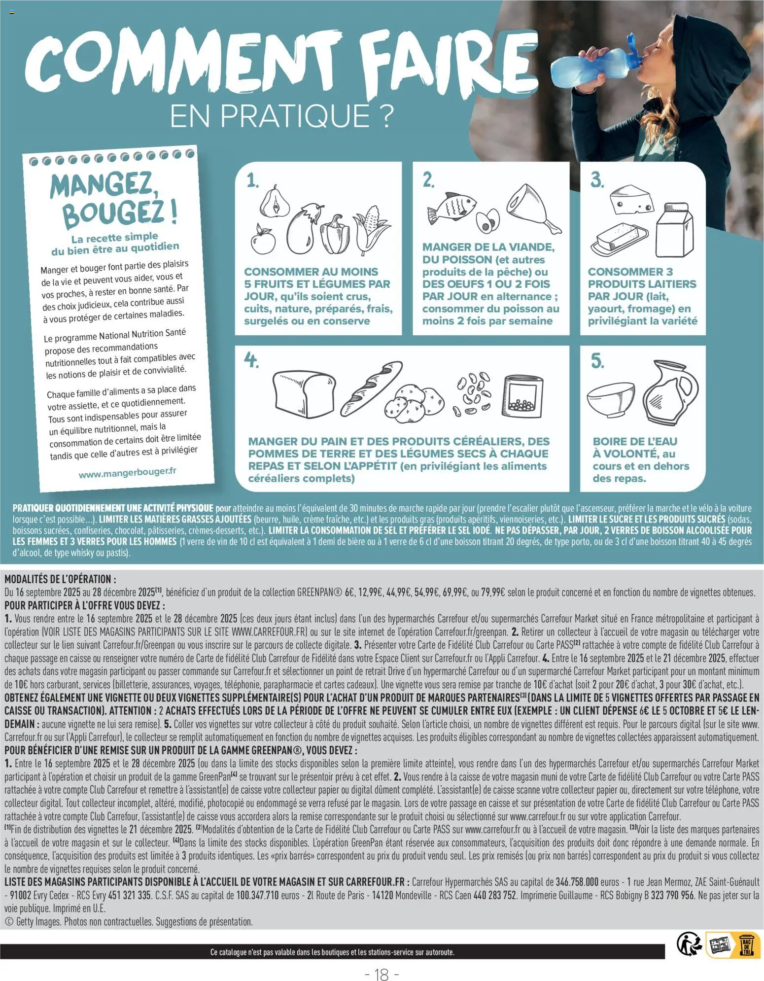 {H1} | Page: 18 | Produits: Mais, Pain, Pommes, Poisson