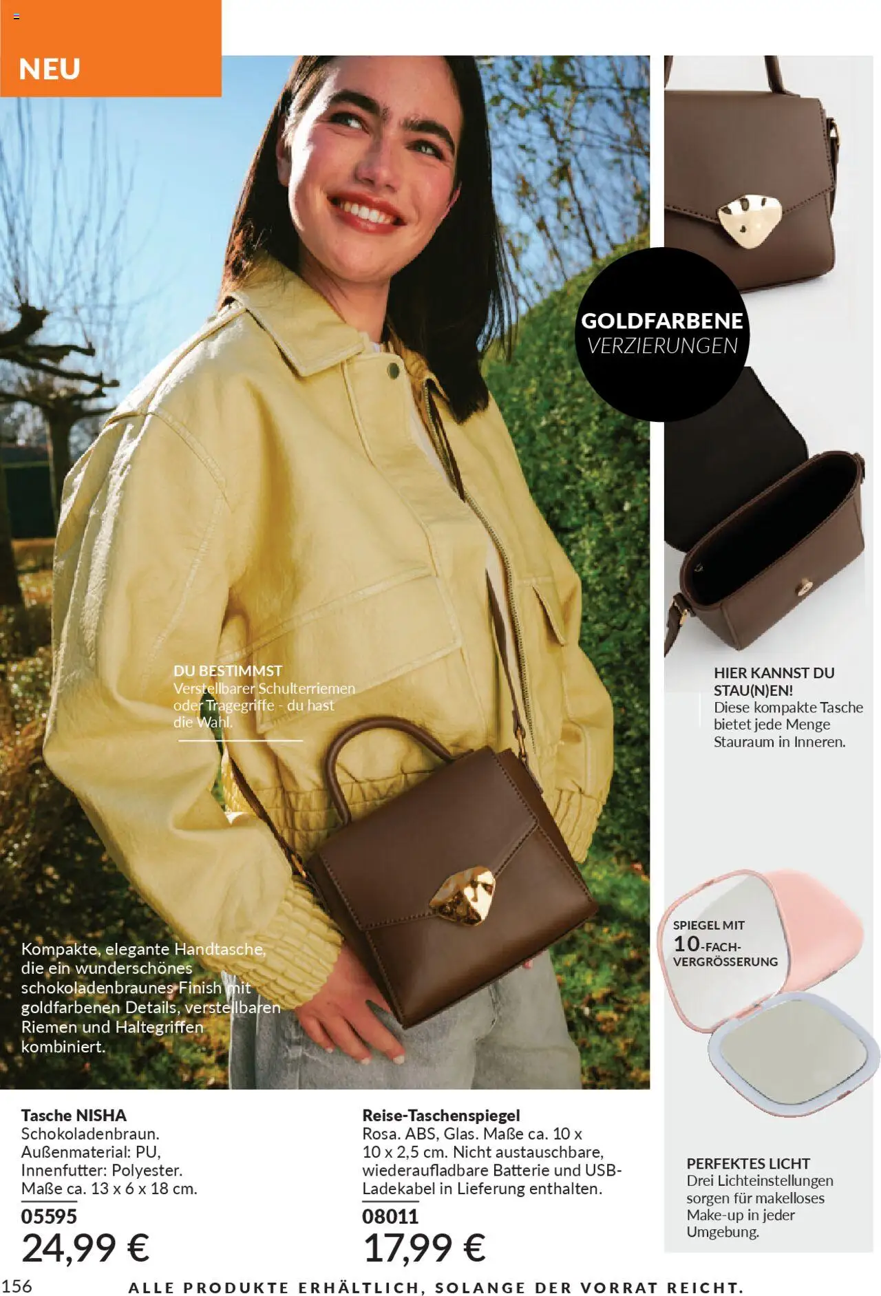 AVON Katalog Oktober 2025 – gültig ab 01.10.2025 | Seite: 158 | Produkte: USB, Batterie, Spiegel, Finish