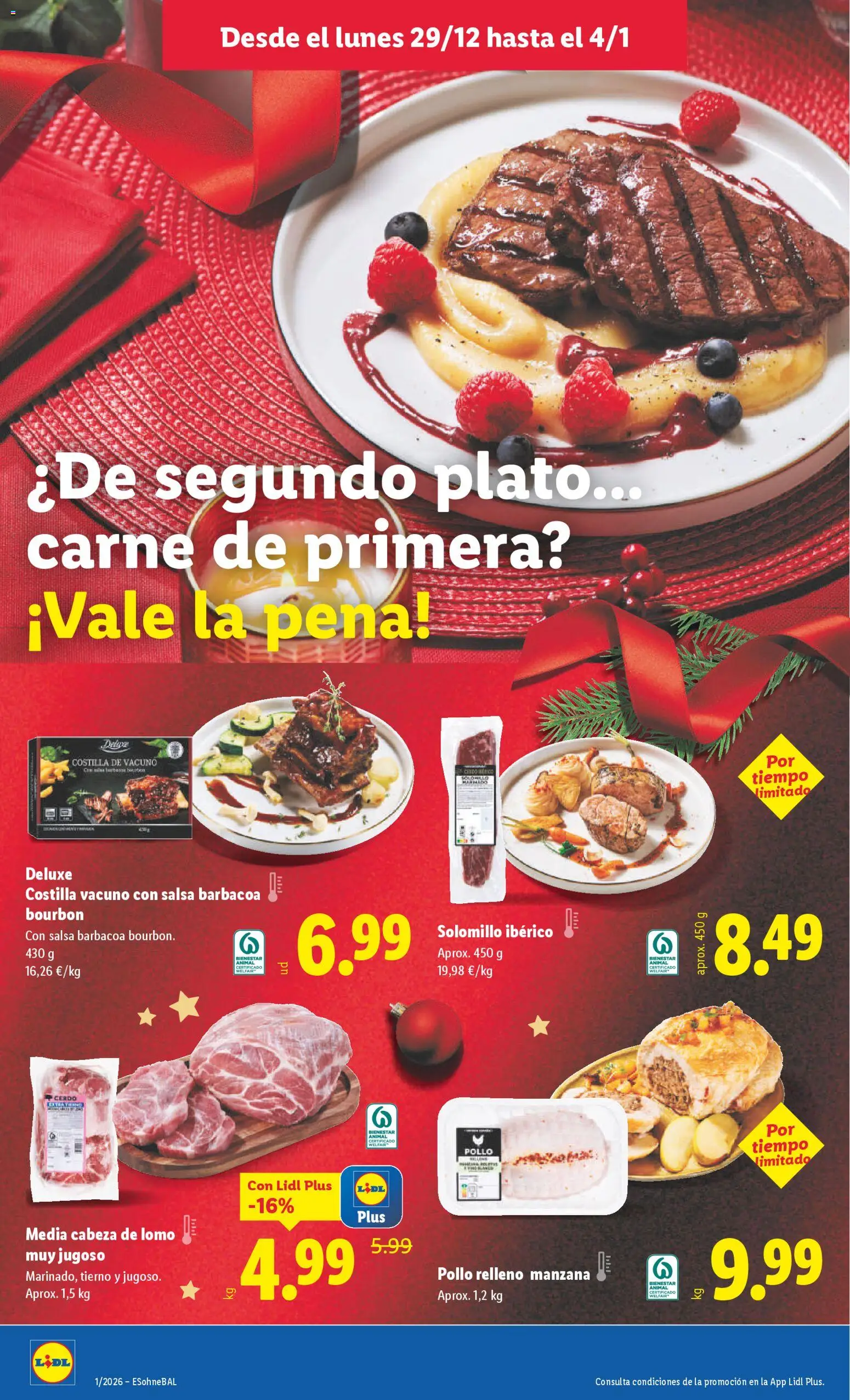 Lidl folleto │ válido desde el 29.12.2025 | Página: 4 | Productos: Manzana, Barbacoa