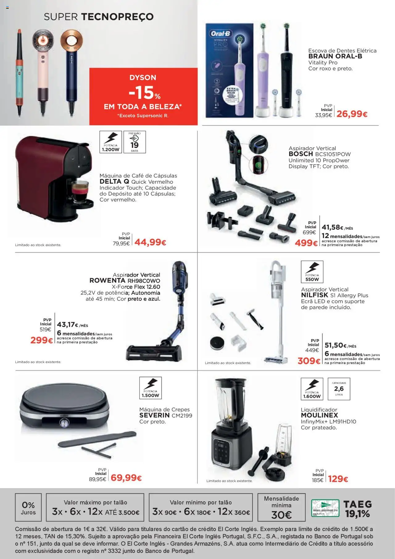 El Corte Ingles folheto │ válido de 18.07.2025 | Página: 12 | Produtos: Máquina de café, Delta q, Escova de dentes, Liquidificador