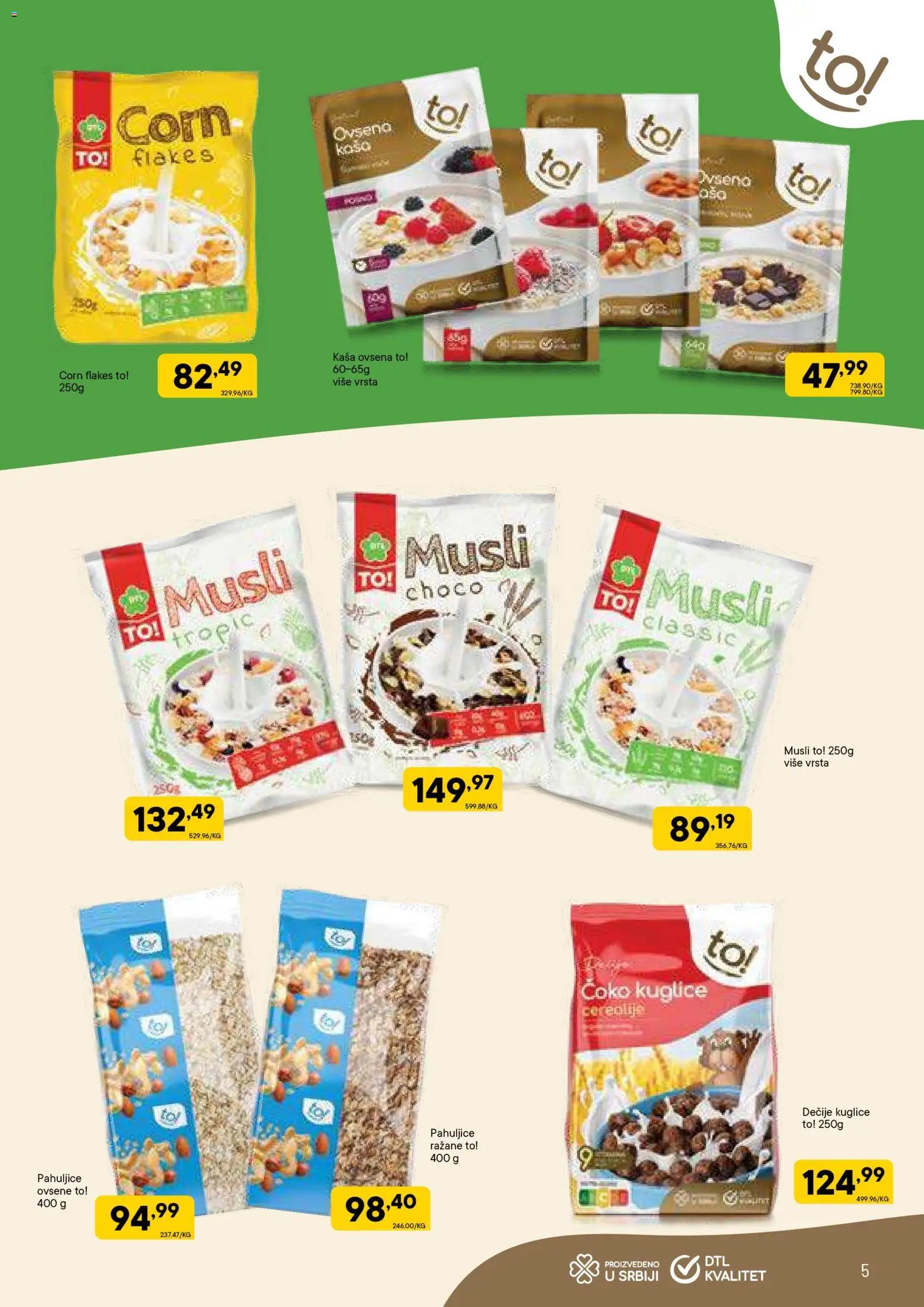 PerSu katalog - važi od 29.01.2026 | Strana: 5 | Proizvode: Pahuljice, Musli