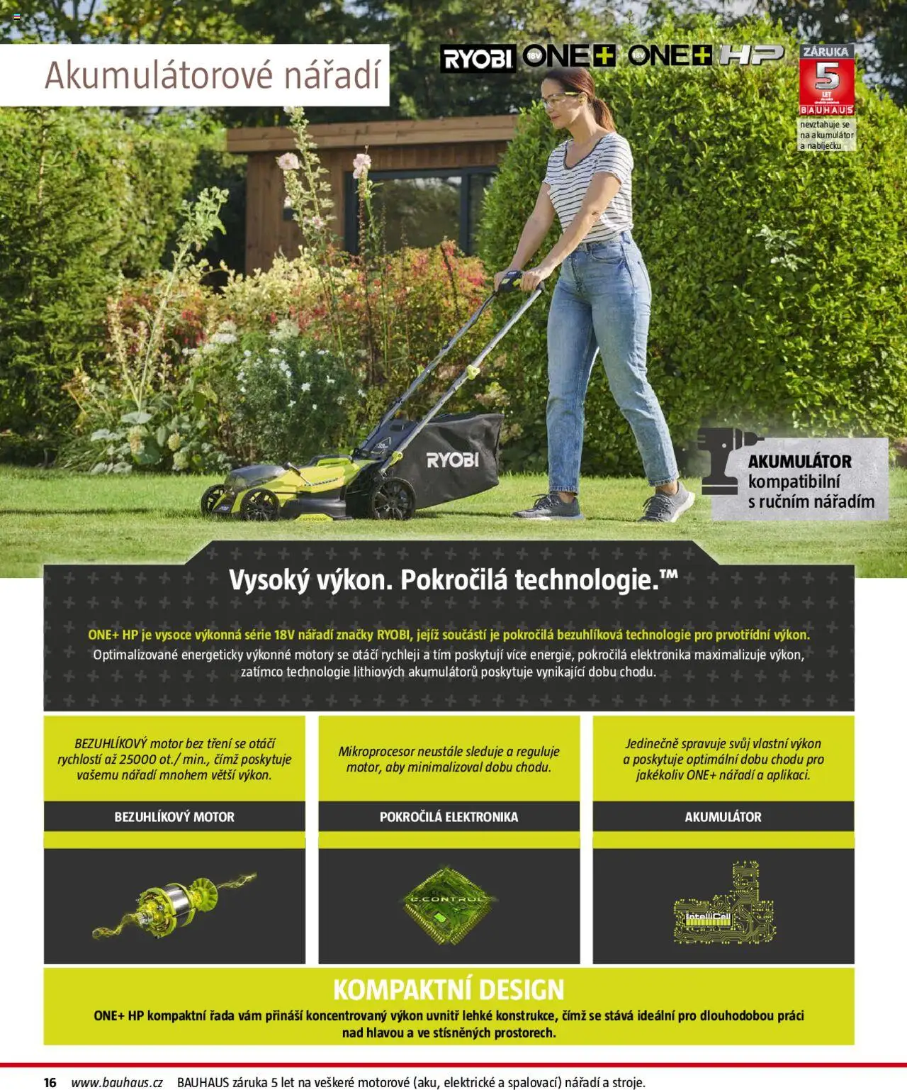 Bauhaus katalog Zahradní technika od 01.04.2025 | Strana: 16 | Produkty: Nářadí, Elektronika