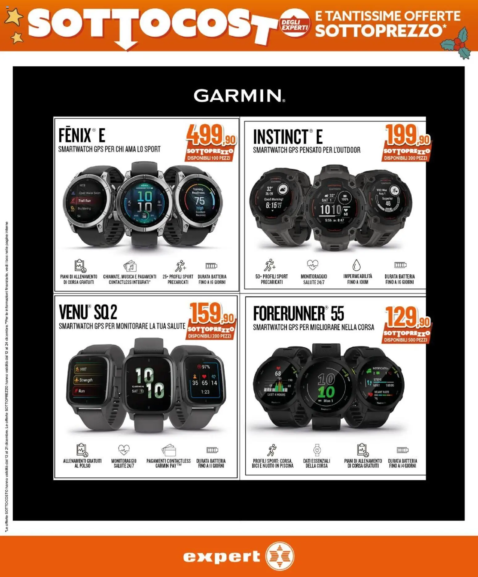 Volantino Expert del 12.12.2025 | Pagina: 9 | Prodotti: Piscina, Monitorare, Smartwatch, Batteria