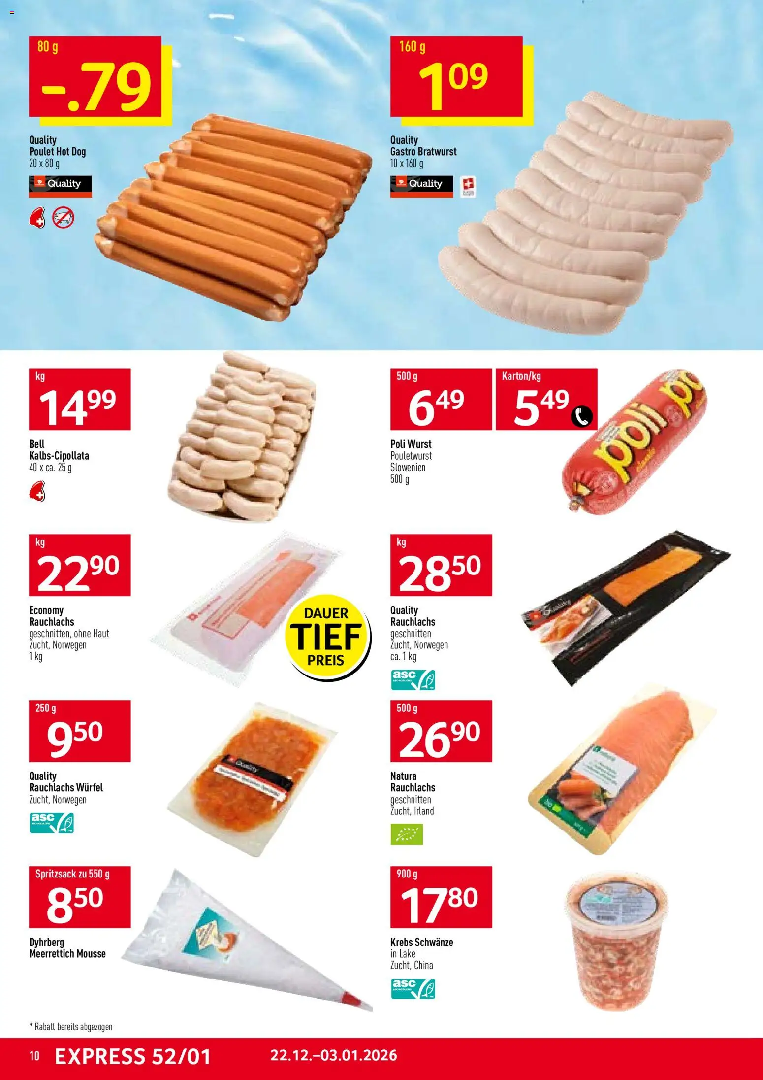 Prodega Aktionen – gültig ab 22.12.2025 | Seite: 10 | Produkte: Wurst