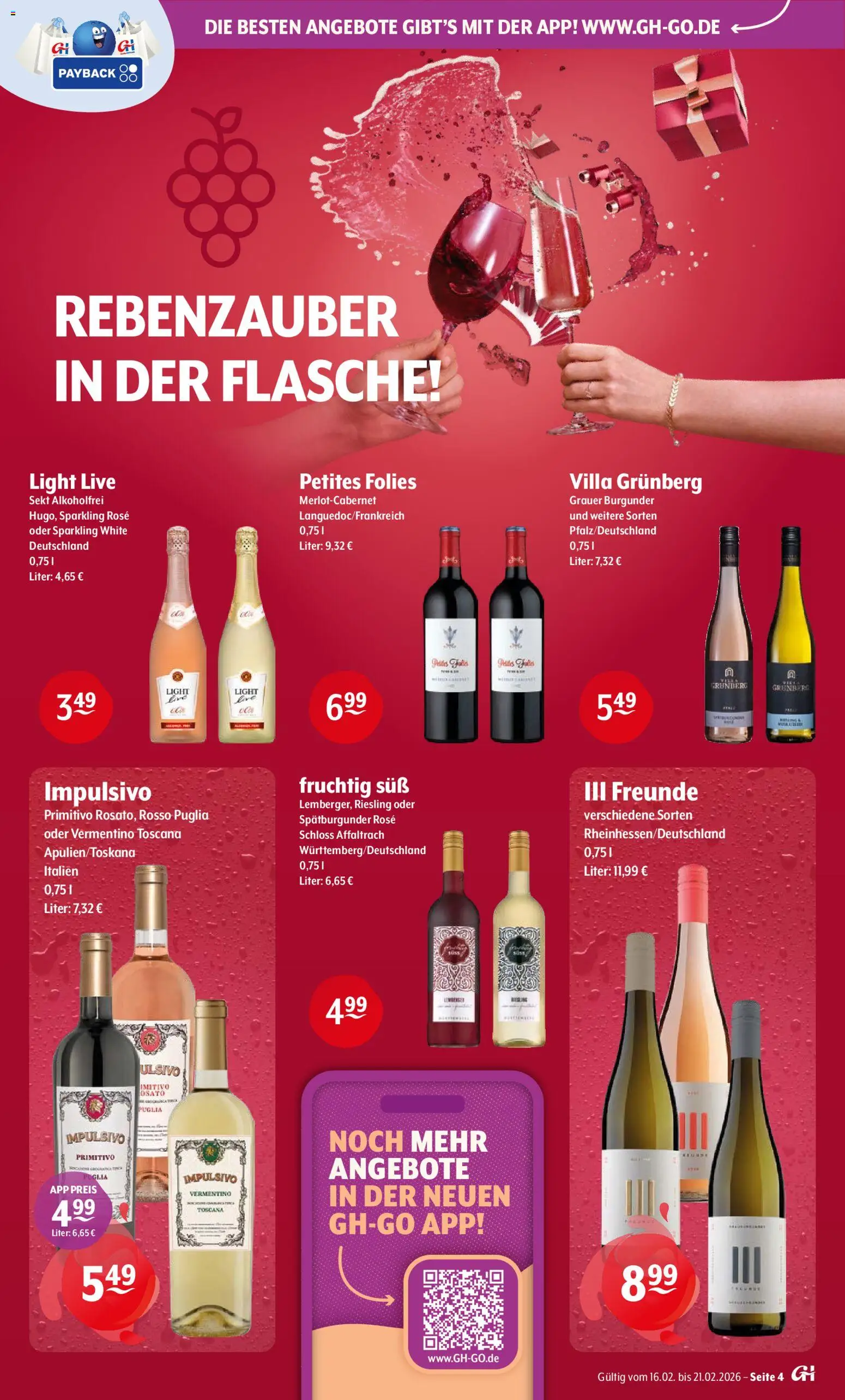 Getränke Hoffmann Prospekt 	 – gültig ab 16.02.2026 | Seite: 4 | Produkte: Sekt
