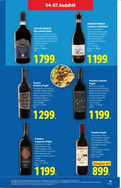 AMABILE BONAGA Lambrusco di Modena*, Eperrel és rebarbarával találkozunk illatában, melyet ízében könnyed buborékok, lédús nyári piros bogyós gyümölcsök, kellemes cukortartalom és könnyed test követ. +50 Ft betétdíj - amely érvényes a következő dátumtól: 01.04.2026 | Oldal: 55