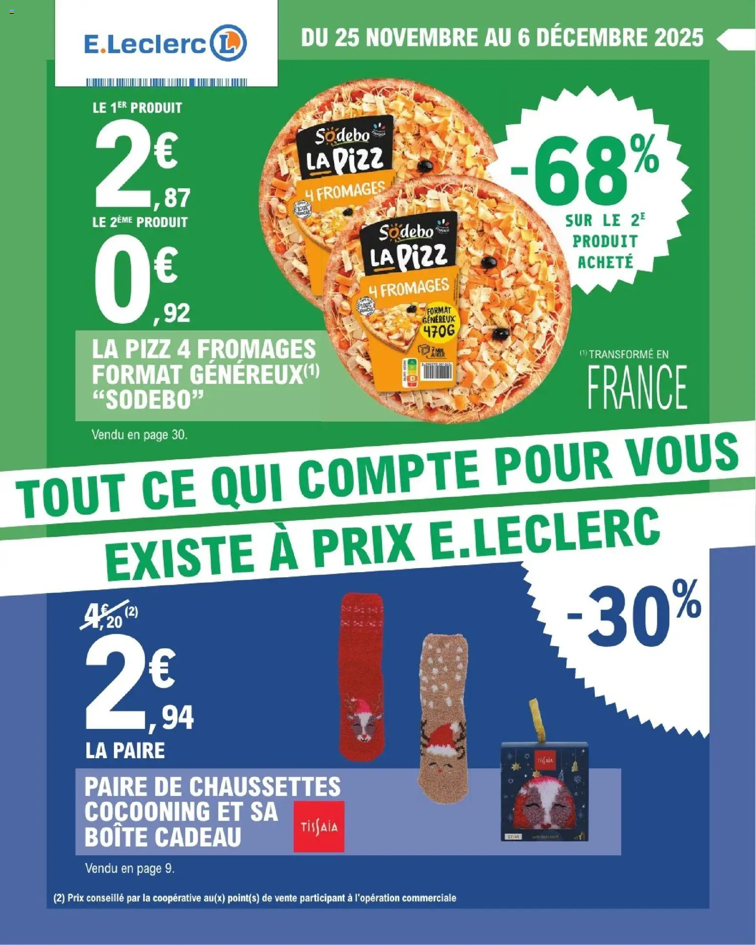 {H1} | Page: 1 | Produits: Pizza, Paire de chaussettes