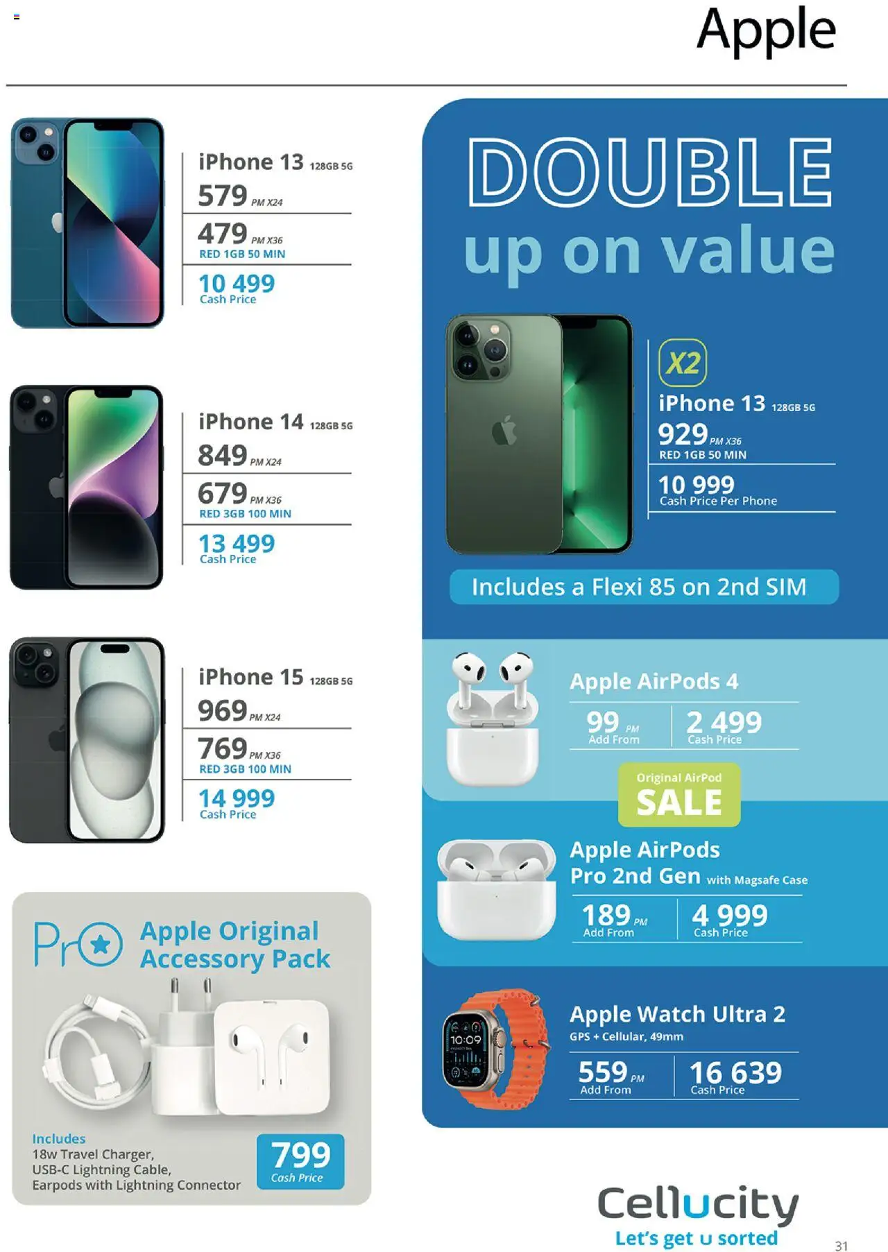 Cellucity Specials │ valid from 07.07.2025 | Page: 31 | Products: Sim, Watch, Connector, Case