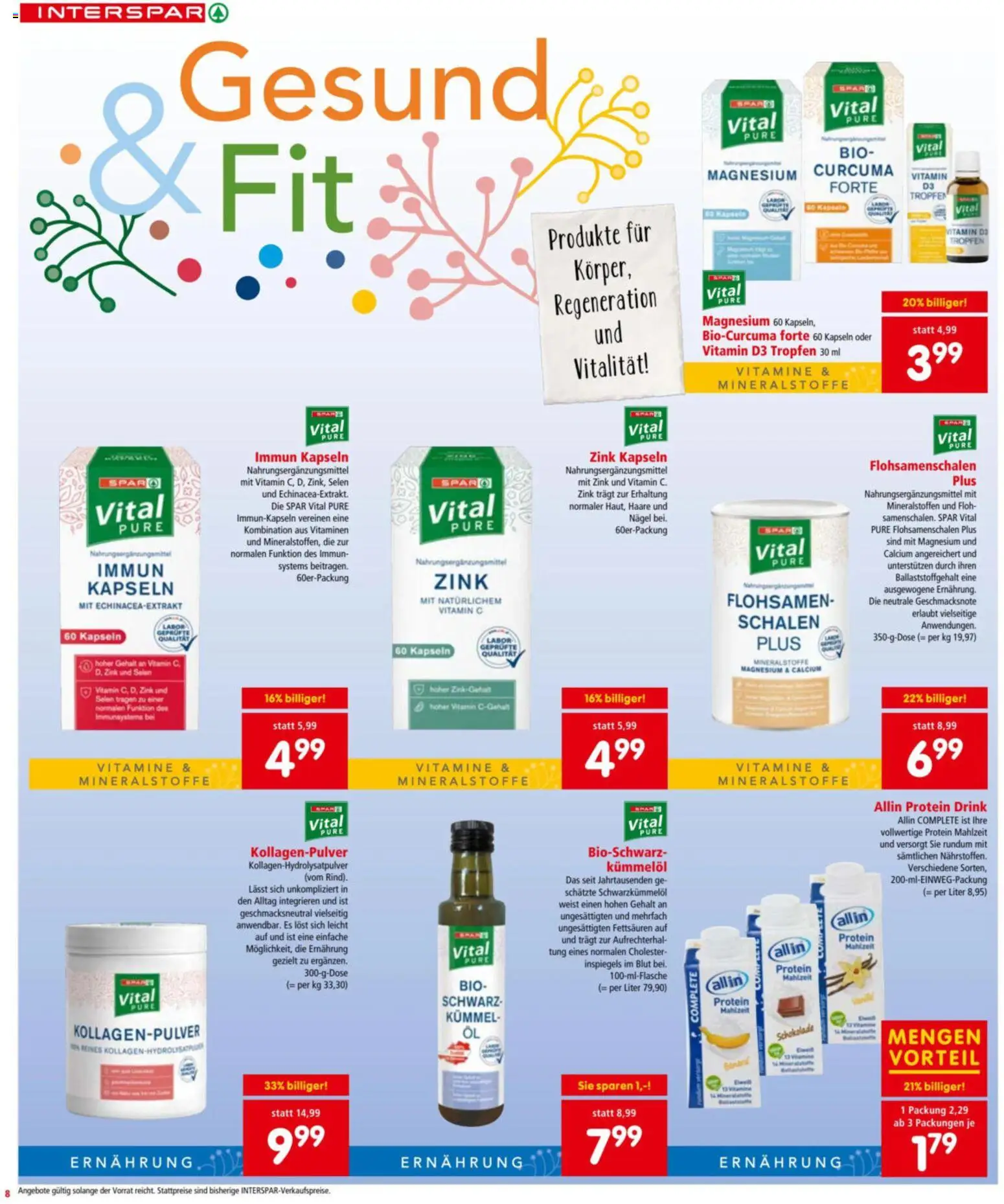 Interspar Flugblatt gültig ab 30.10.2025 | Seite: 8 | Produkte: Schokolade