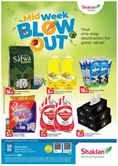 Preview of Shaklan - Midweek Blow Out - Behind Abu Hail Centre valid from 13.10.2025