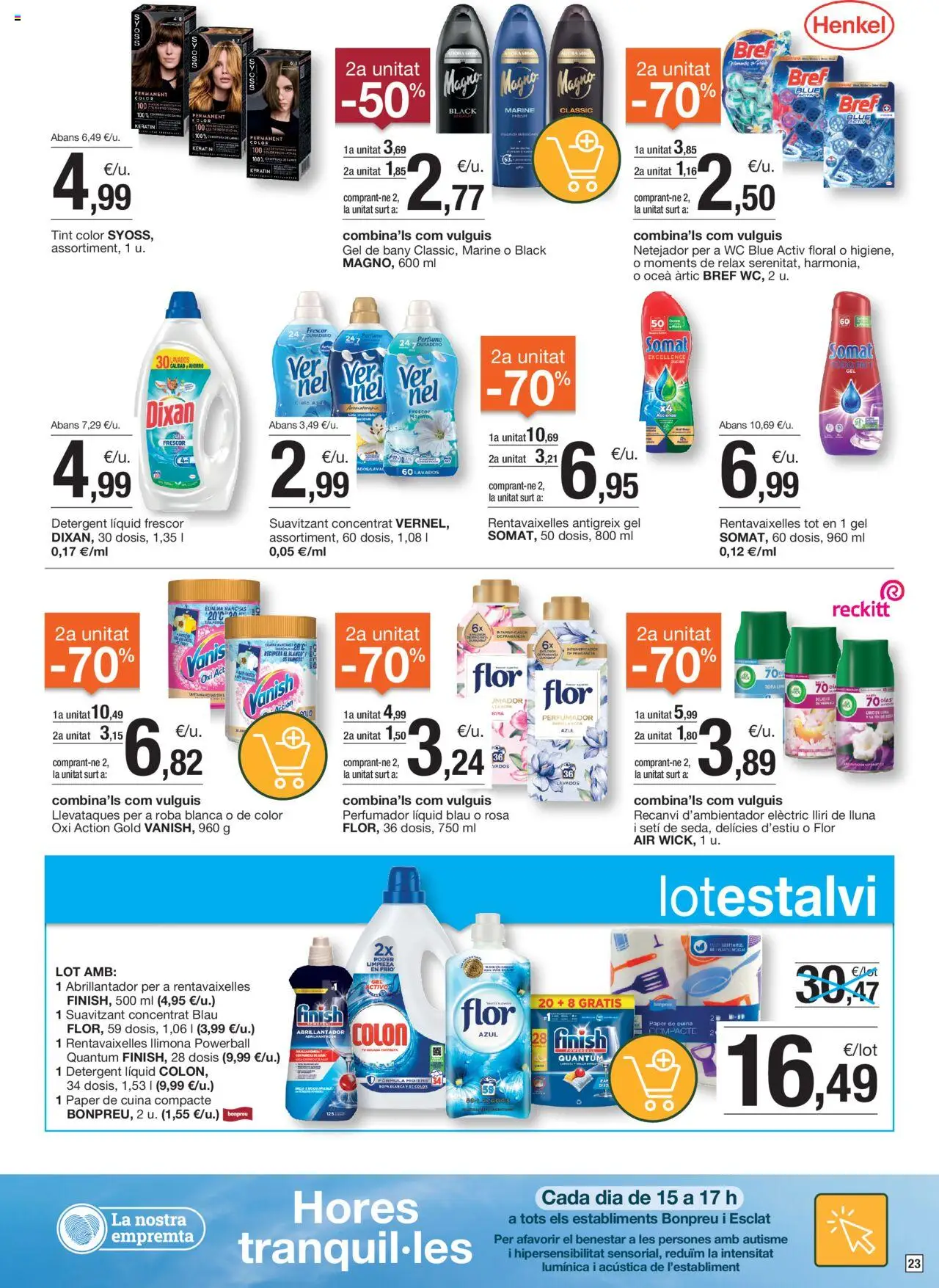 Bonpreu folleto │ válido desde el 09.09.2025 | Página: 23 | Productos: Ropa