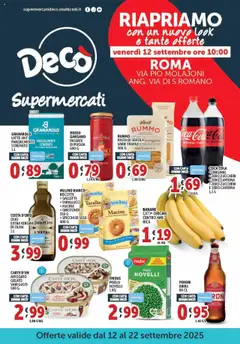 Anteprima del volantino Decò Supermercati - Roma catalogo valido a partire dal 12.09.2025