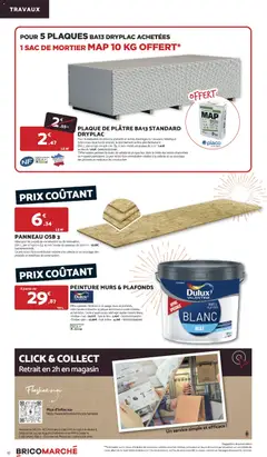 Bricomarché - Prévisualisation de Bricomarché catalogue valide à partir de 22.04.2026 | Page: 10 | Produits: Peinture Blanche, Sac, Masque, Plâtre