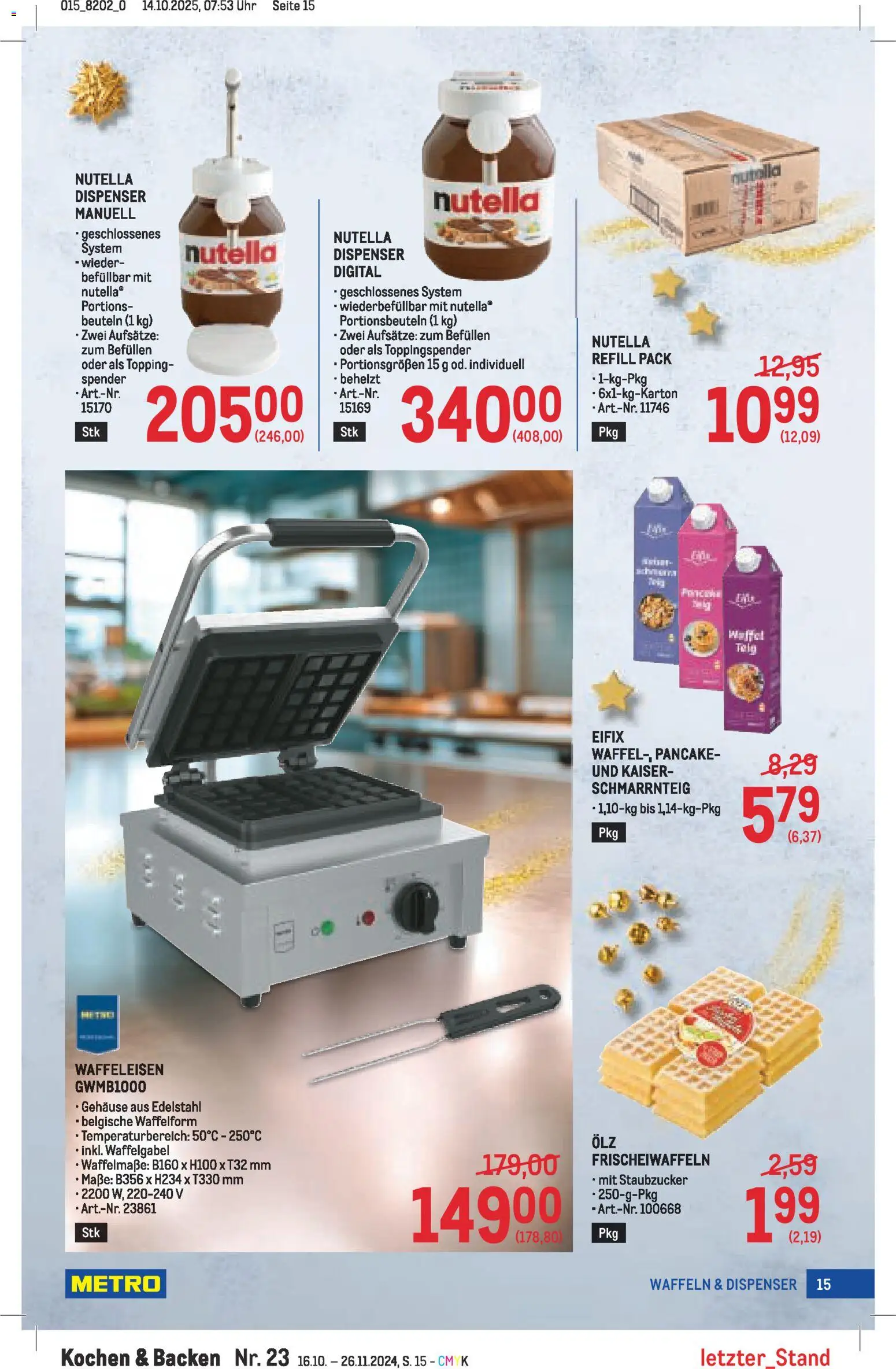 Metro Backen Spezial gültig ab 30.10.2025 | Seite: 15 | Produkte: Uhr, Rum