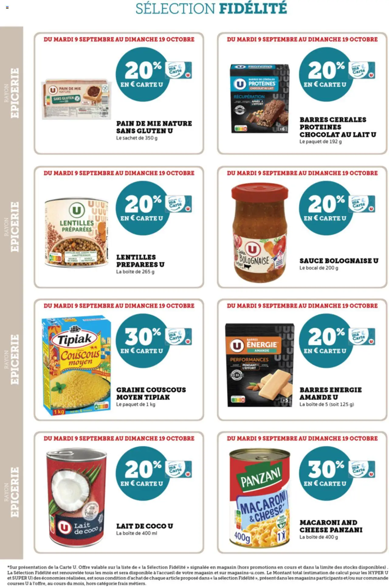  | Page: 22 | Produits: Carottes, Couscous, Pain, Céréales