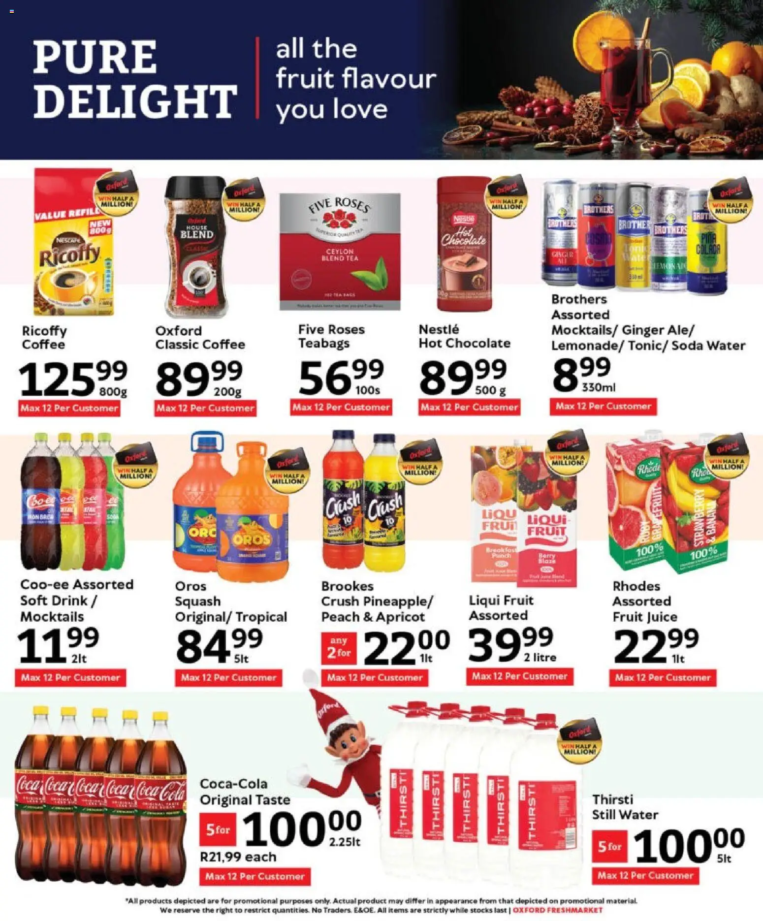 New Oxford Freshmarket catalogue – valid from 26.11.2025 | Page: 14 | Products: Hot chocolate, Coffee, Juice, Tea