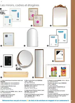 Castorama - Prévisualisation de Catalogue Castorama valide à partir de 21.05.2025 | Page: 95 | Produits: Étagère murale, Étagère, Miroir, Cadre