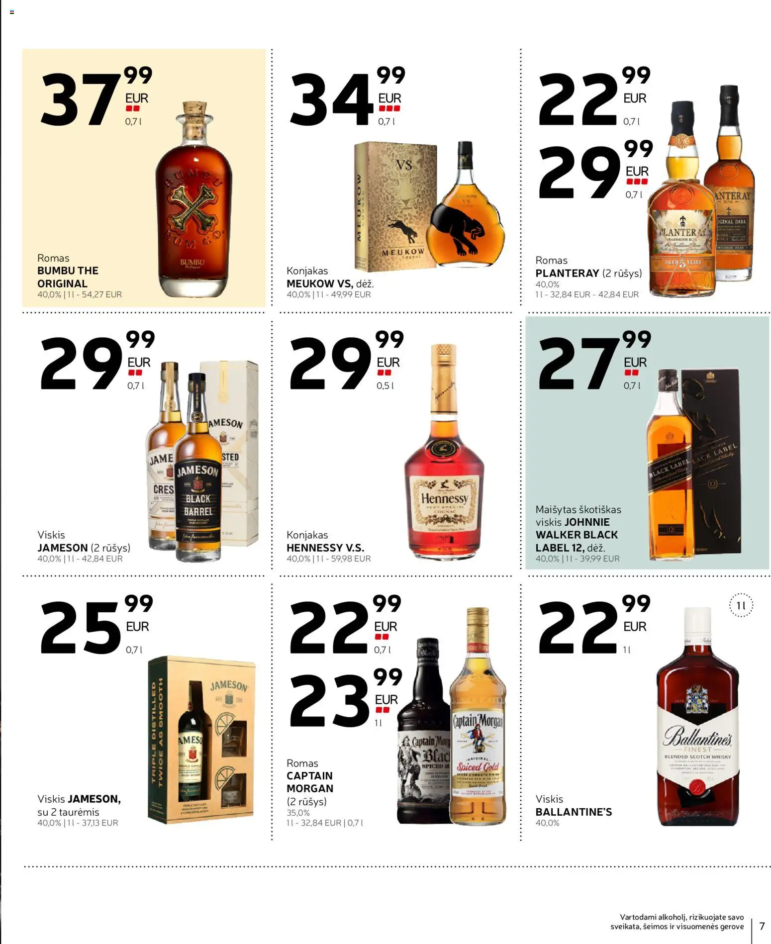 Rimi akcijos nuo 18.11.2025 | Puslapis: 7 | Prekių: Viskis