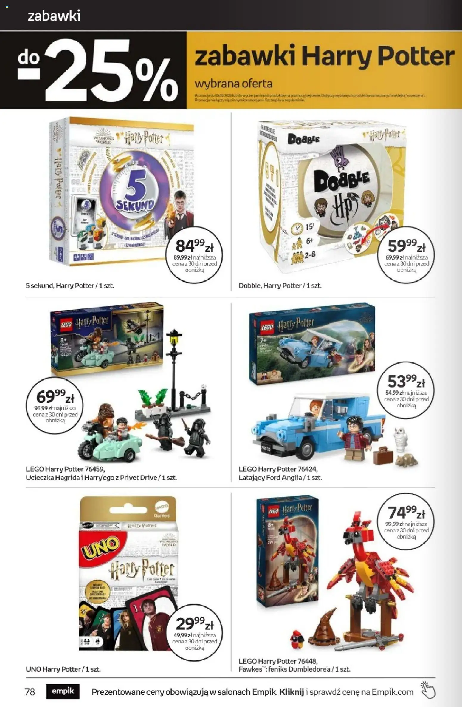 Empik promocje - Tom kultury Zabawki od 22.04.2026 | Strona: 4 | Produkty: Lego