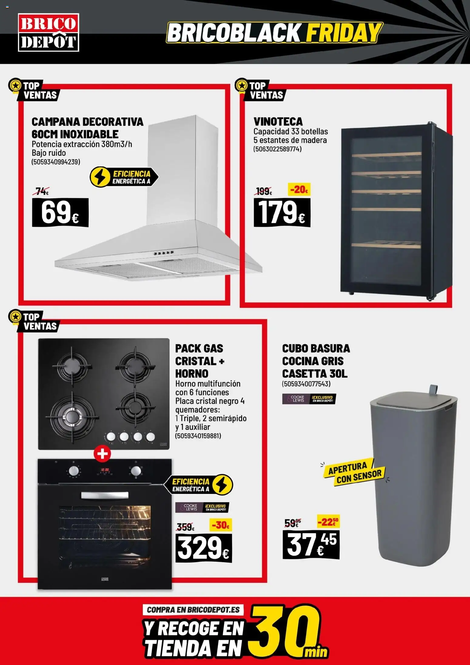 Brico Depôt - Black Friday │ válido desde el 31.10.2025 | Página: 4 | Productos: Horno, Cocina