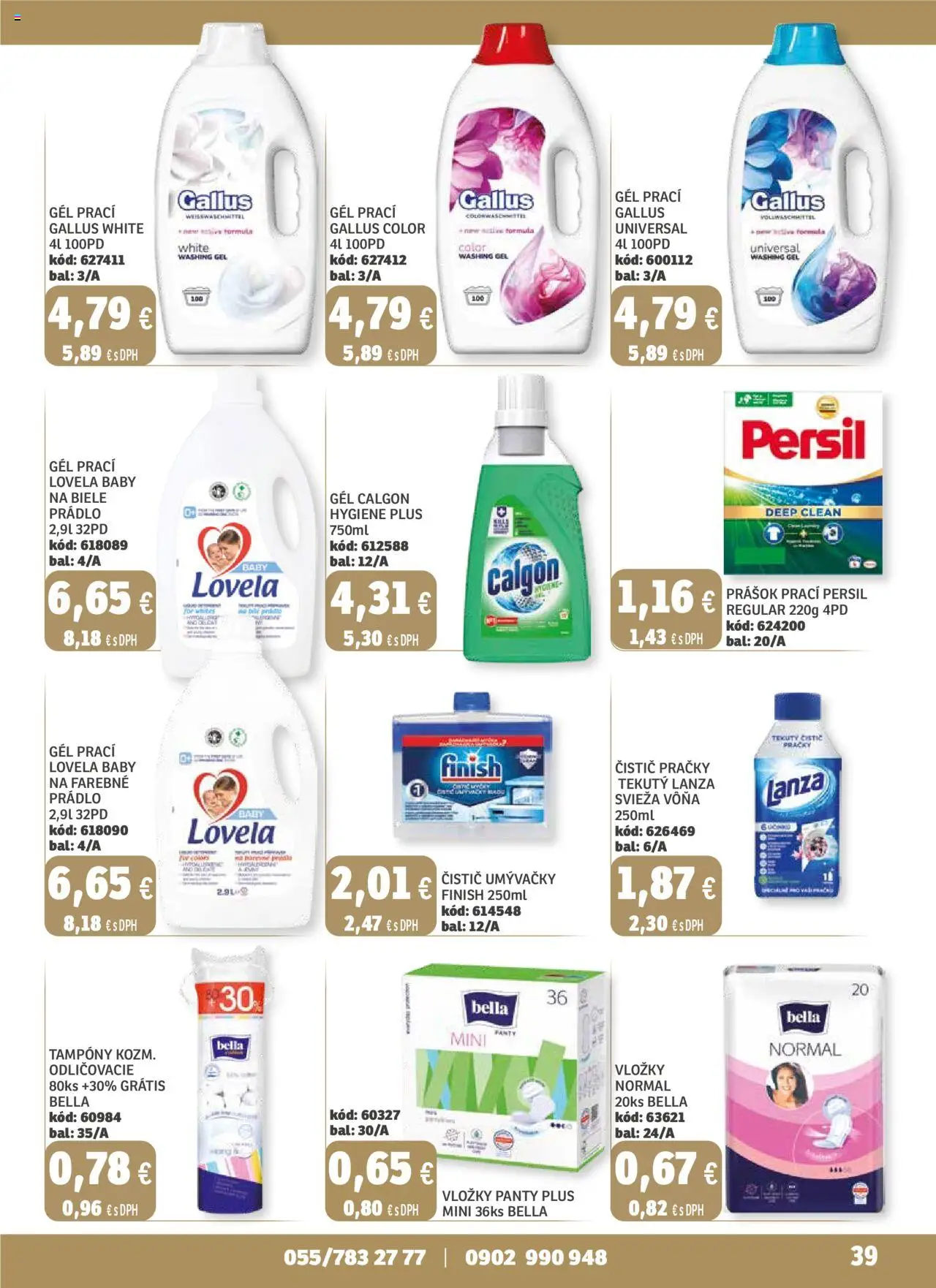 Labaš magazín │ platný od 25.07.2025 | Strana: 39 | Produkty: Práčky, Lovela, Persil
