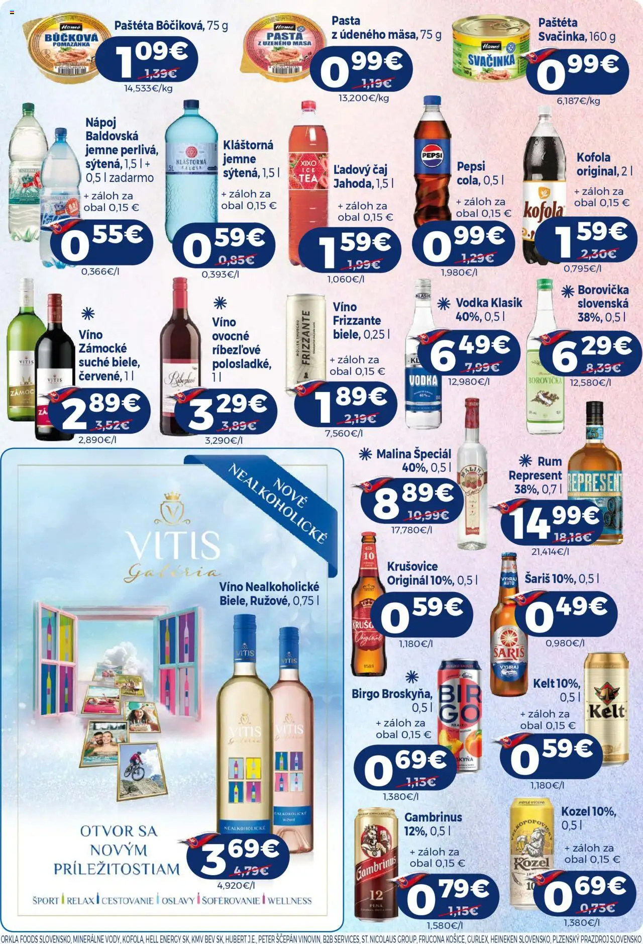 Milk Agro leták │ platný od 16.07.2025 | Strana: 10 | Produkty: Borovička, Kofola, Krušovice, Baldovská