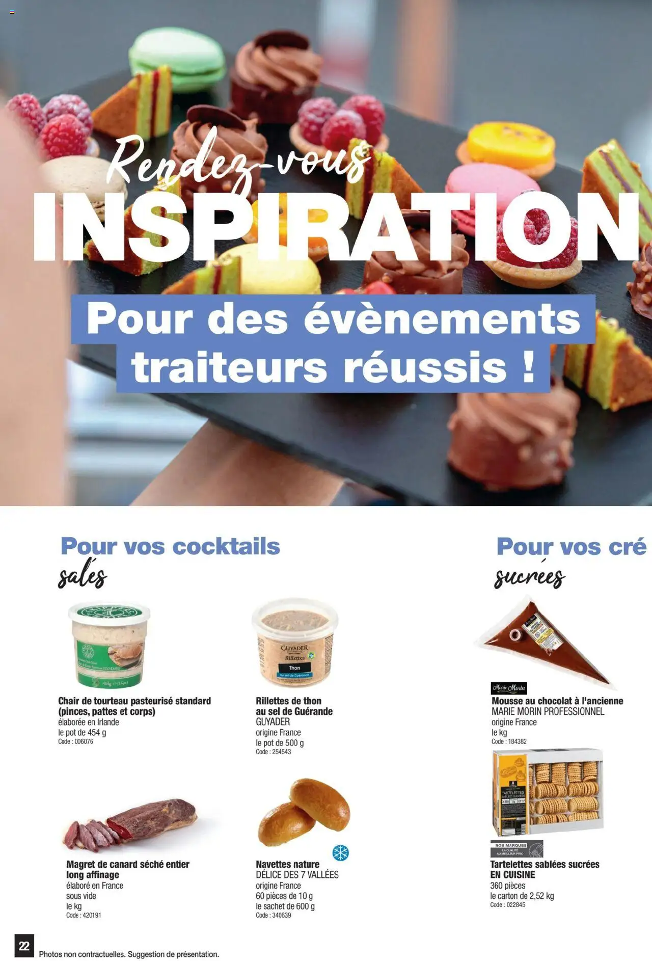  | Page: 22 | Produits: Magret de canard, Sel, Thon, Chocolat
