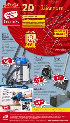 Sonderpreis Baumarkt Prospekt 	 ab 06.12.2025 gültig | Seite: 20 | Produkte: Bürste, Waschestander